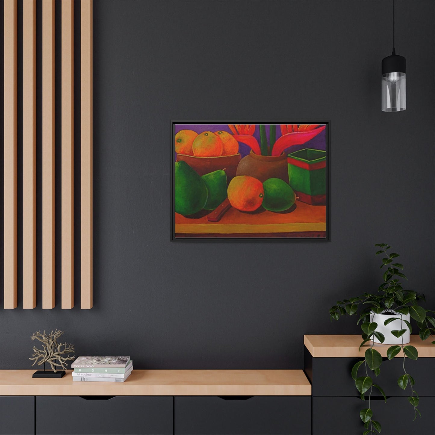 Tropical Fruits Canvas Wrap