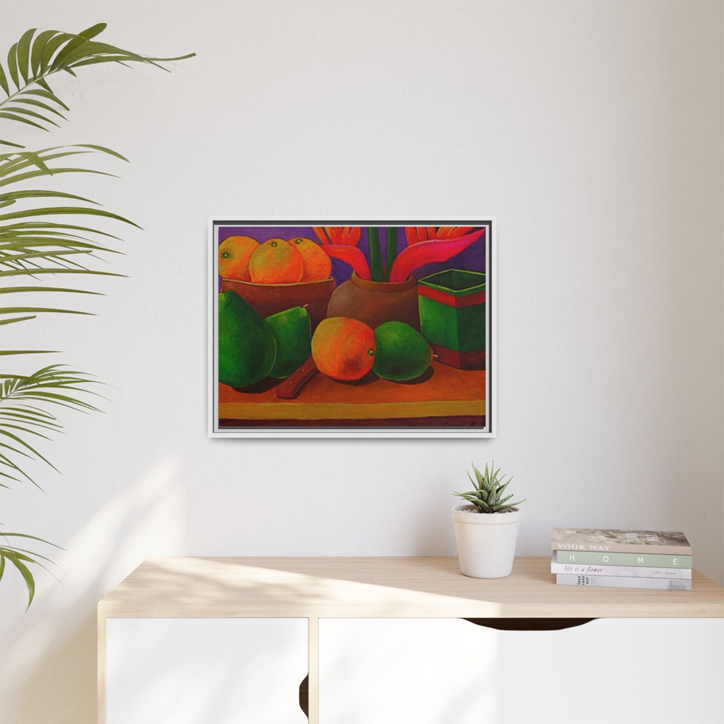 Tropical Fruits Canvas Wrap