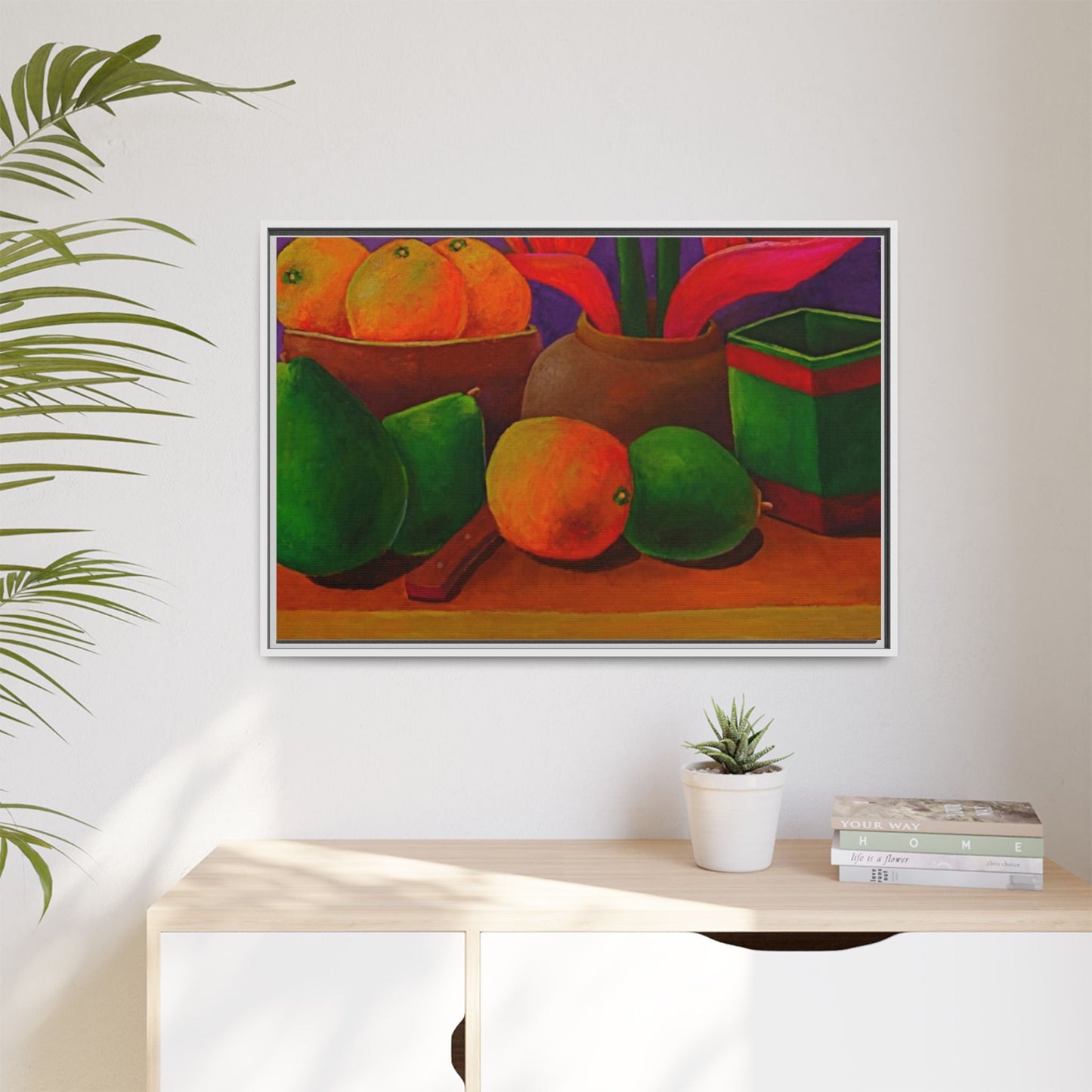 Tropical Fruits Canvas Wrap