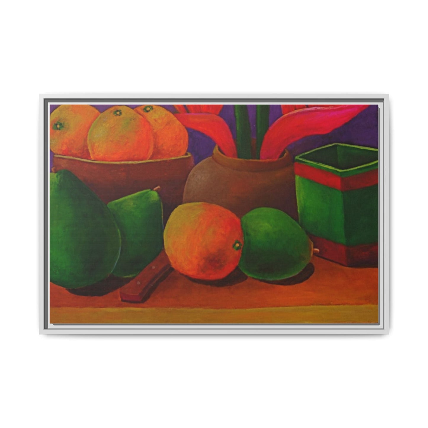 Tropical Fruits Canvas Wrap