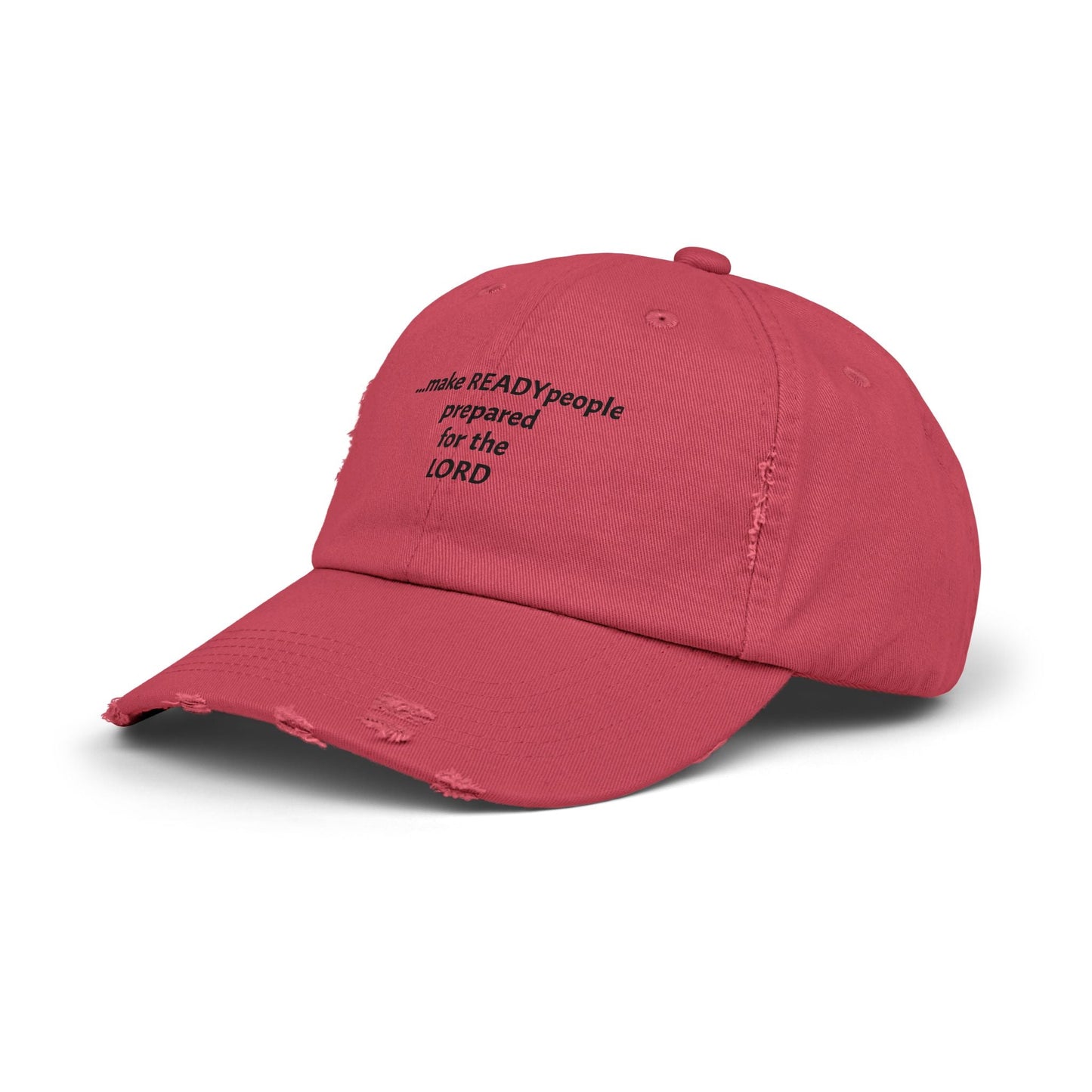 Distressed Cap READY FOR THE LORD