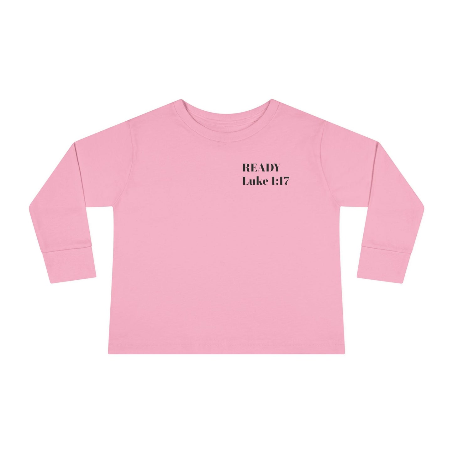 Religious Toddler Long Sleeve Tee - READY FOR THE LORD