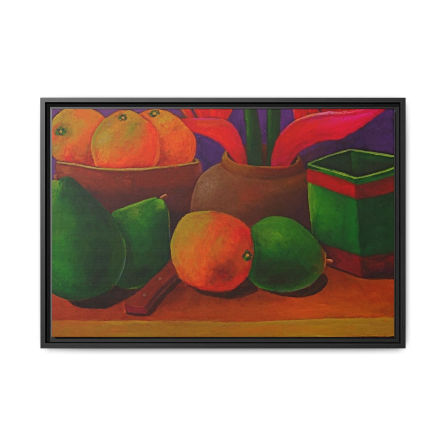 Tropical Fruits Canvas Wrap