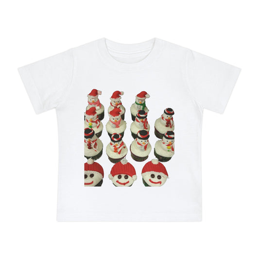 Christmas cupcakes Baby T-Shirt