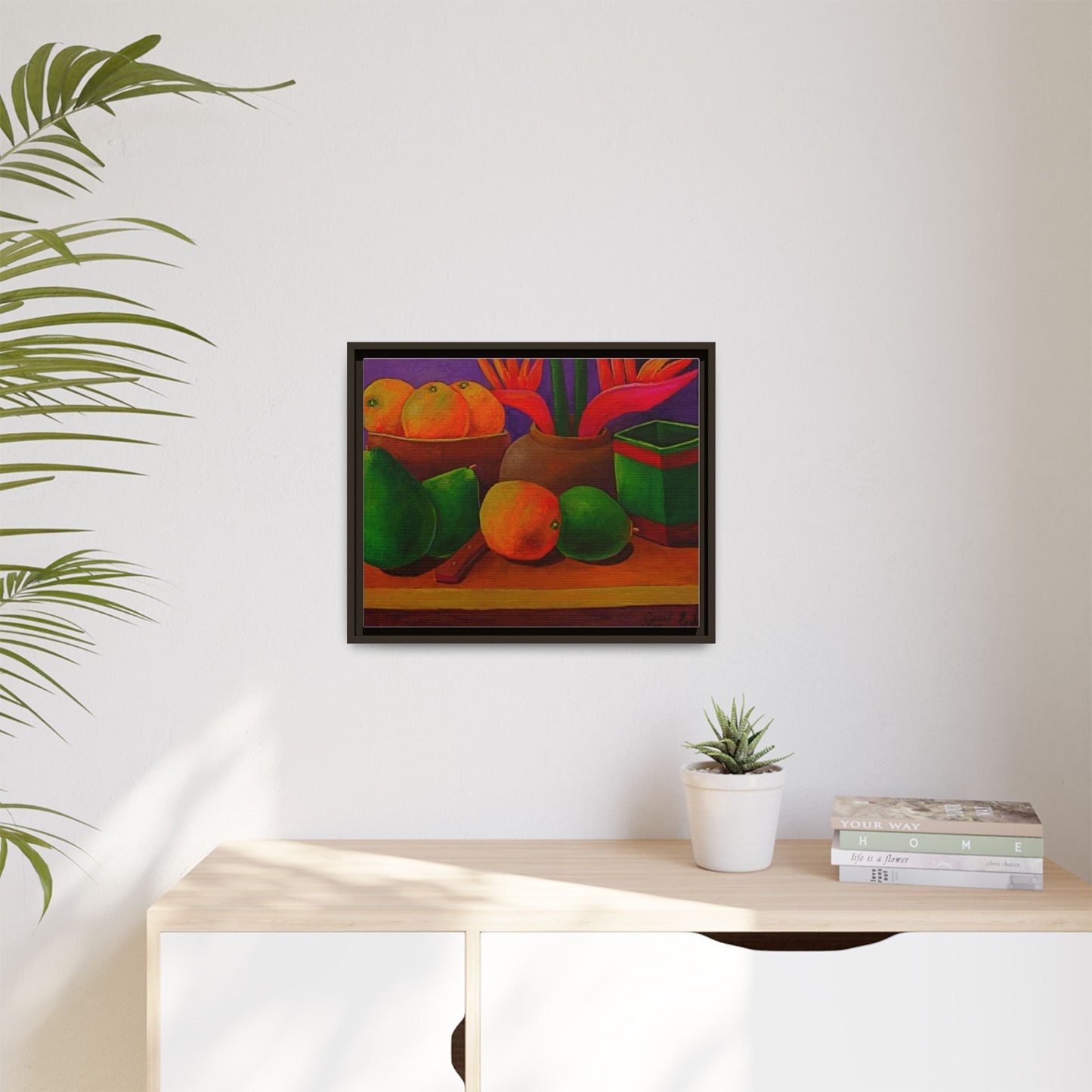 Tropical Fruits Canvas Wrap