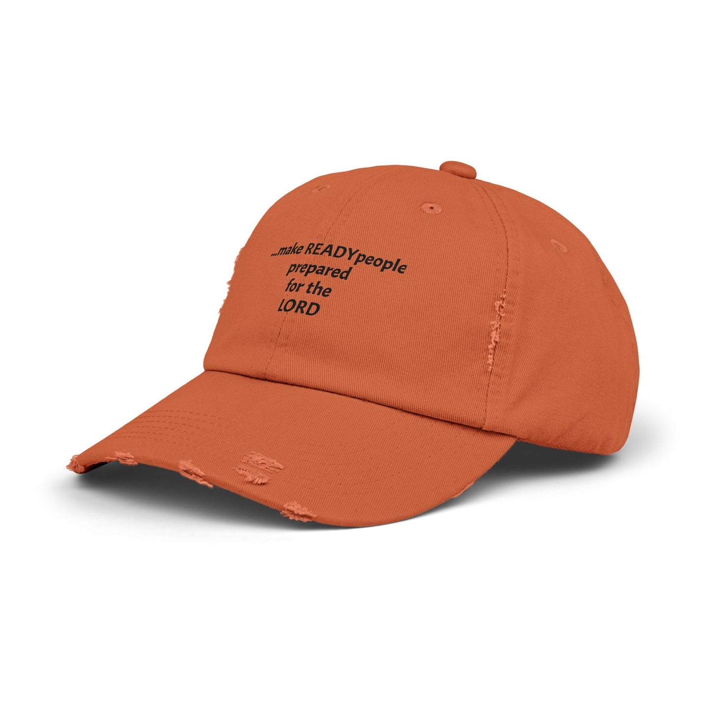 Distressed Cap READY FOR THE LORD