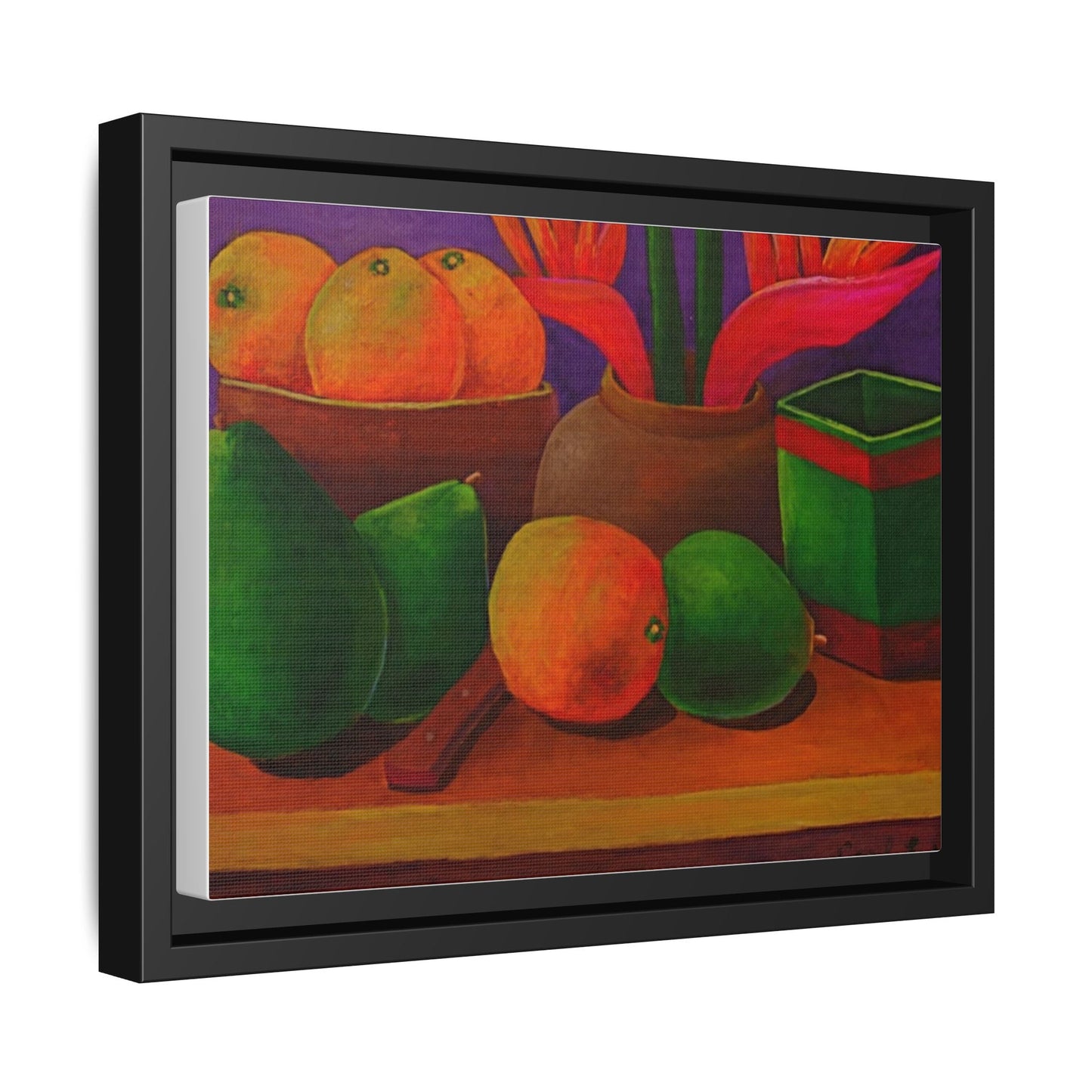 Tropical Fruits Canvas Wrap