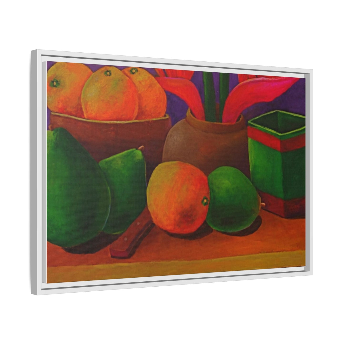 Tropical Fruits Canvas Wrap