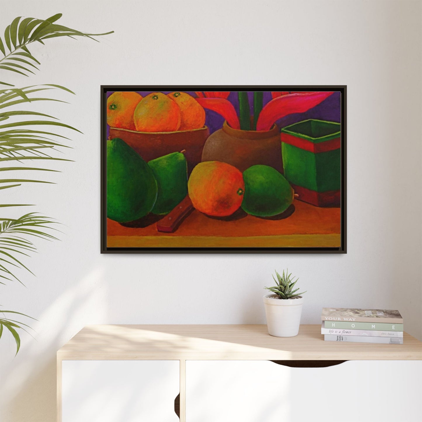 Tropical Fruits Canvas Wrap