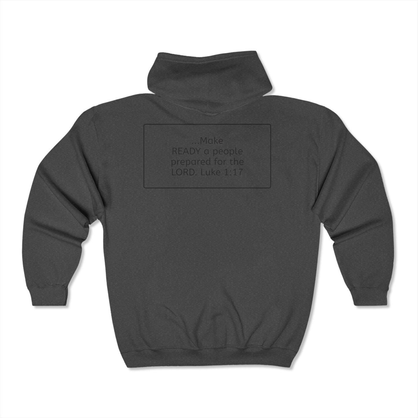 Religious Christian Unisex Hooded Sweatshirt - READY FOR THE LORD Design