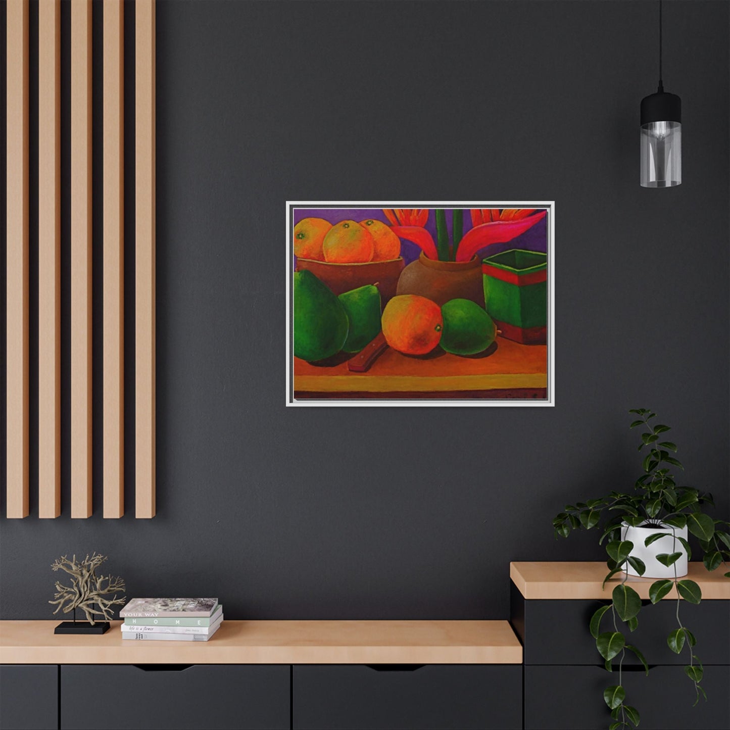 Tropical Fruits Canvas Wrap