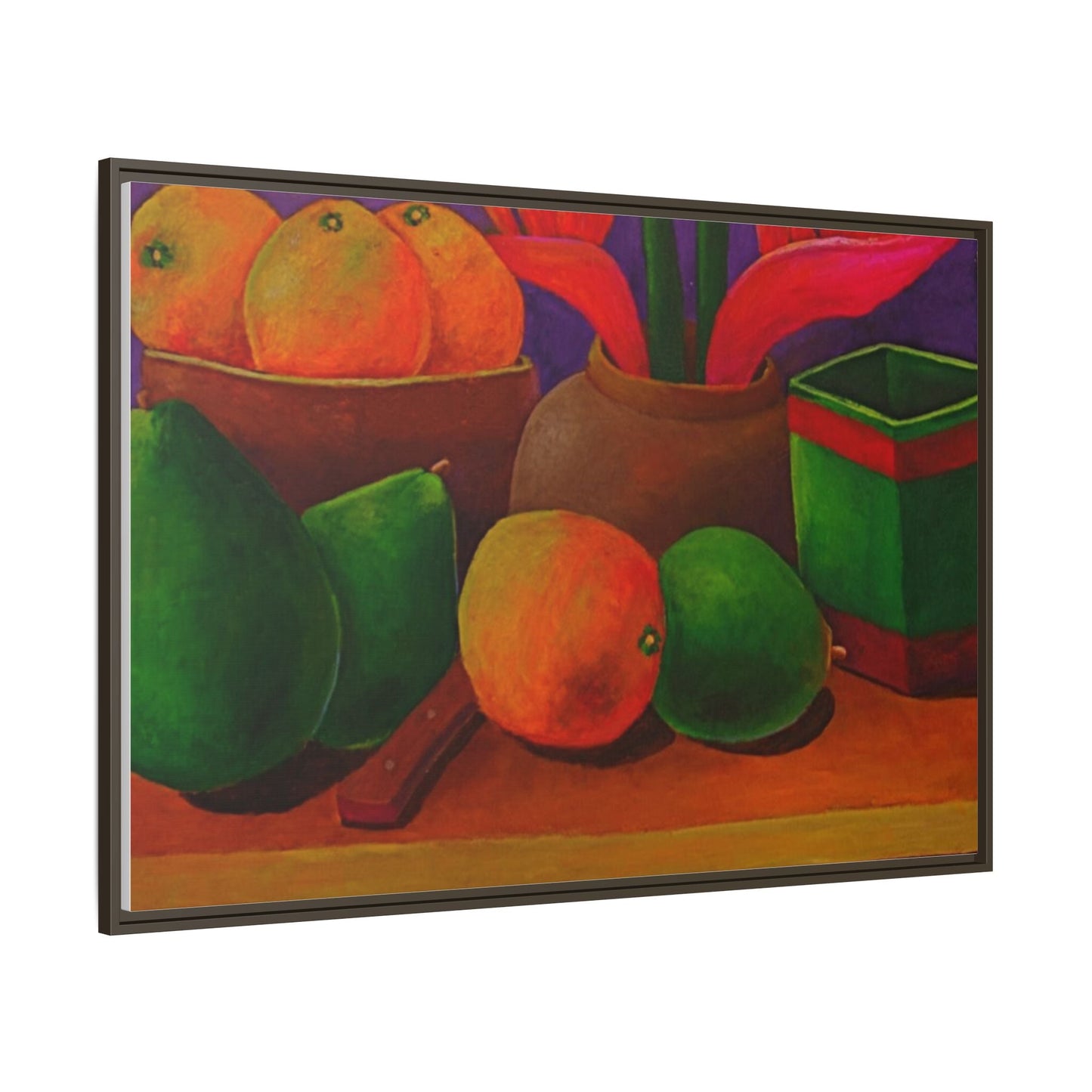 Tropical Fruits Canvas Wrap