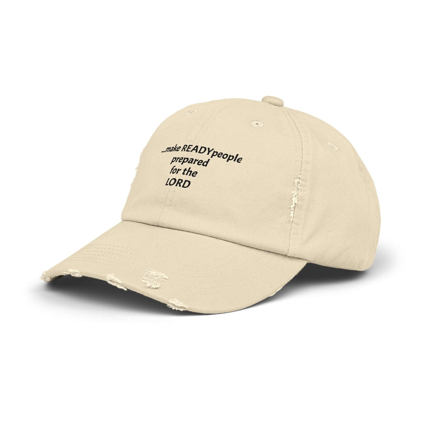 Distressed Cap READY FOR THE LORD