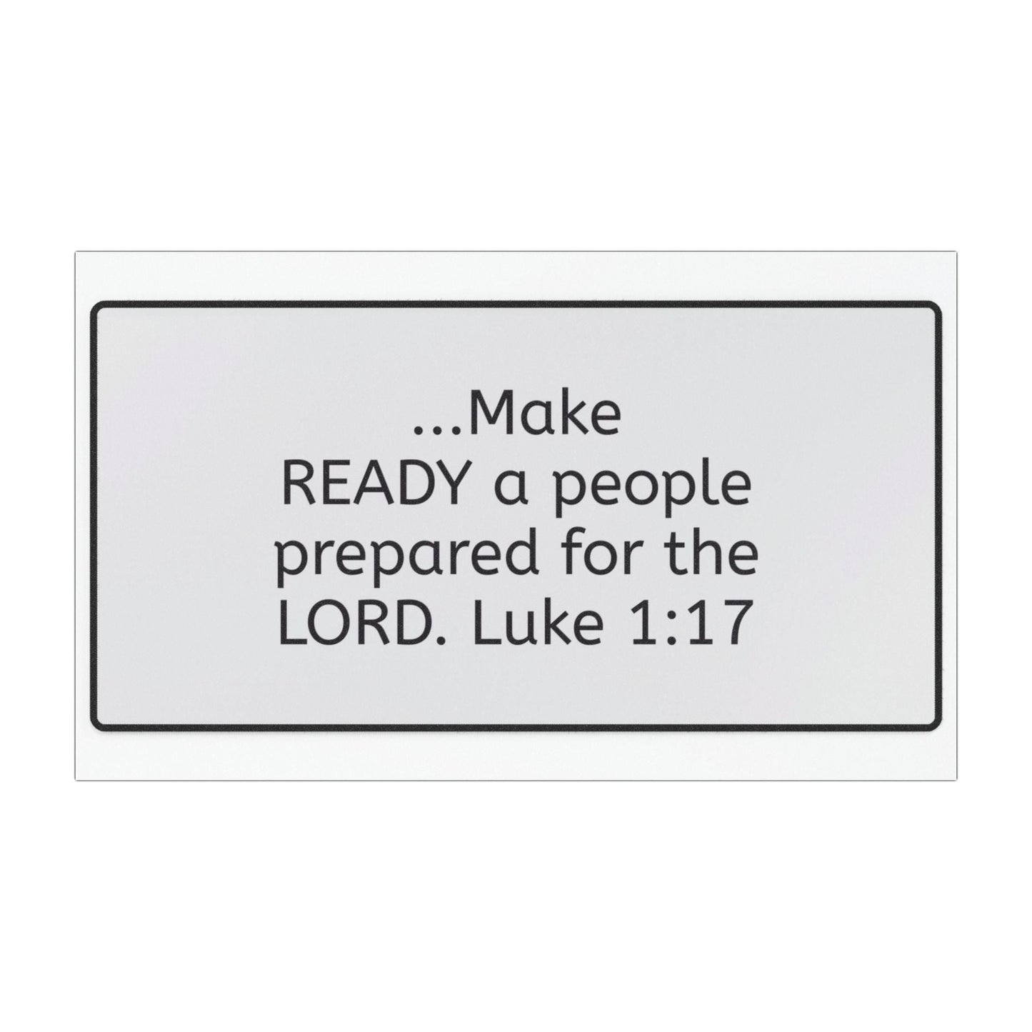 Religious Car Magnets - READY FOR THE LORD Design