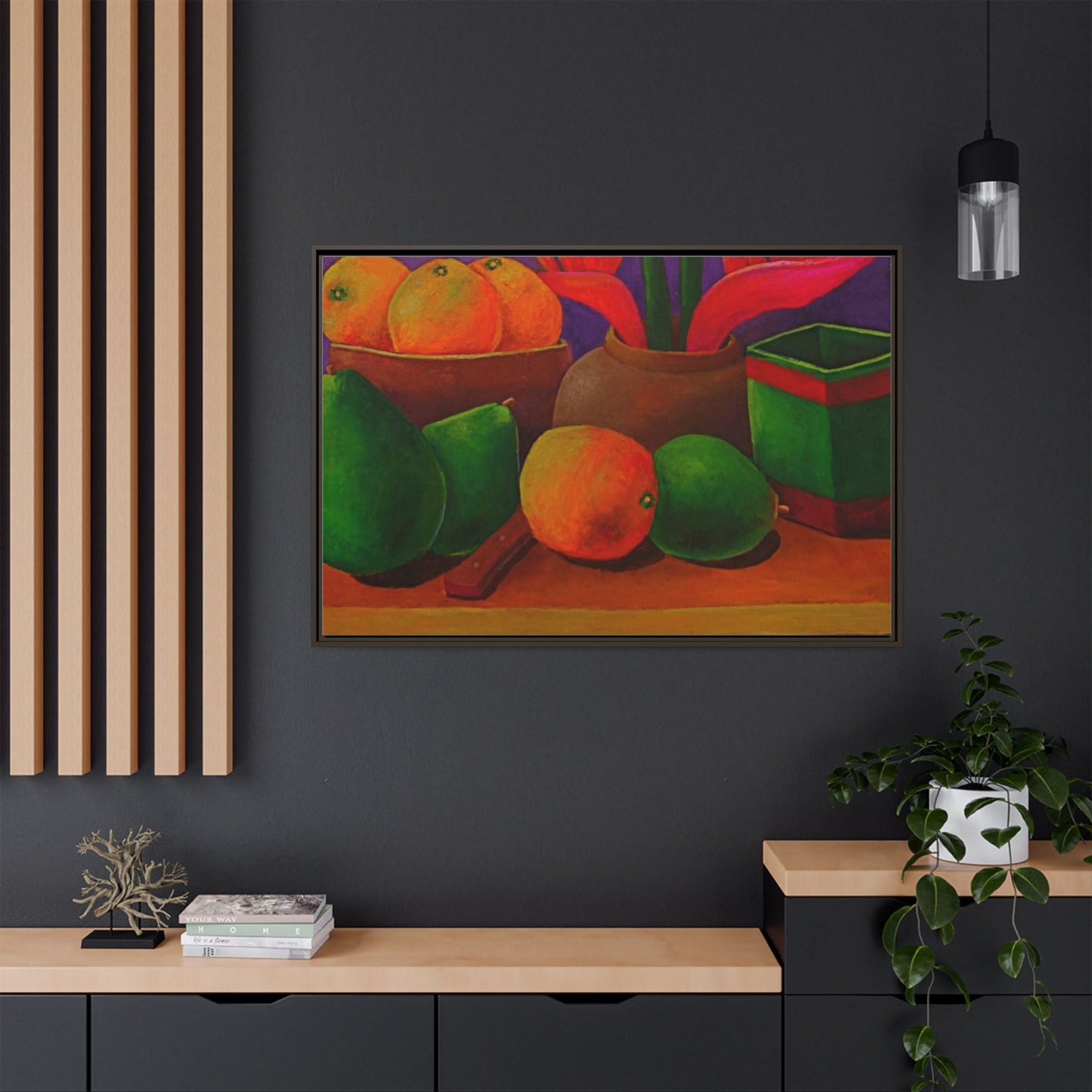 Tropical Fruits Canvas Wrap