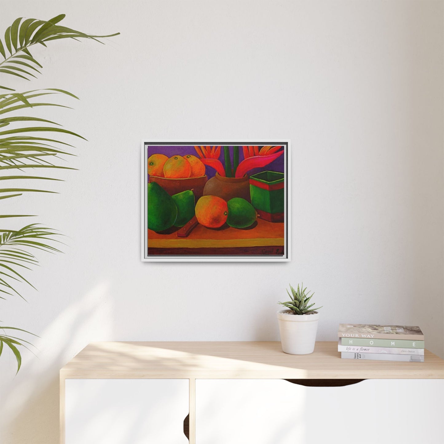 Tropical Fruits Canvas Wrap