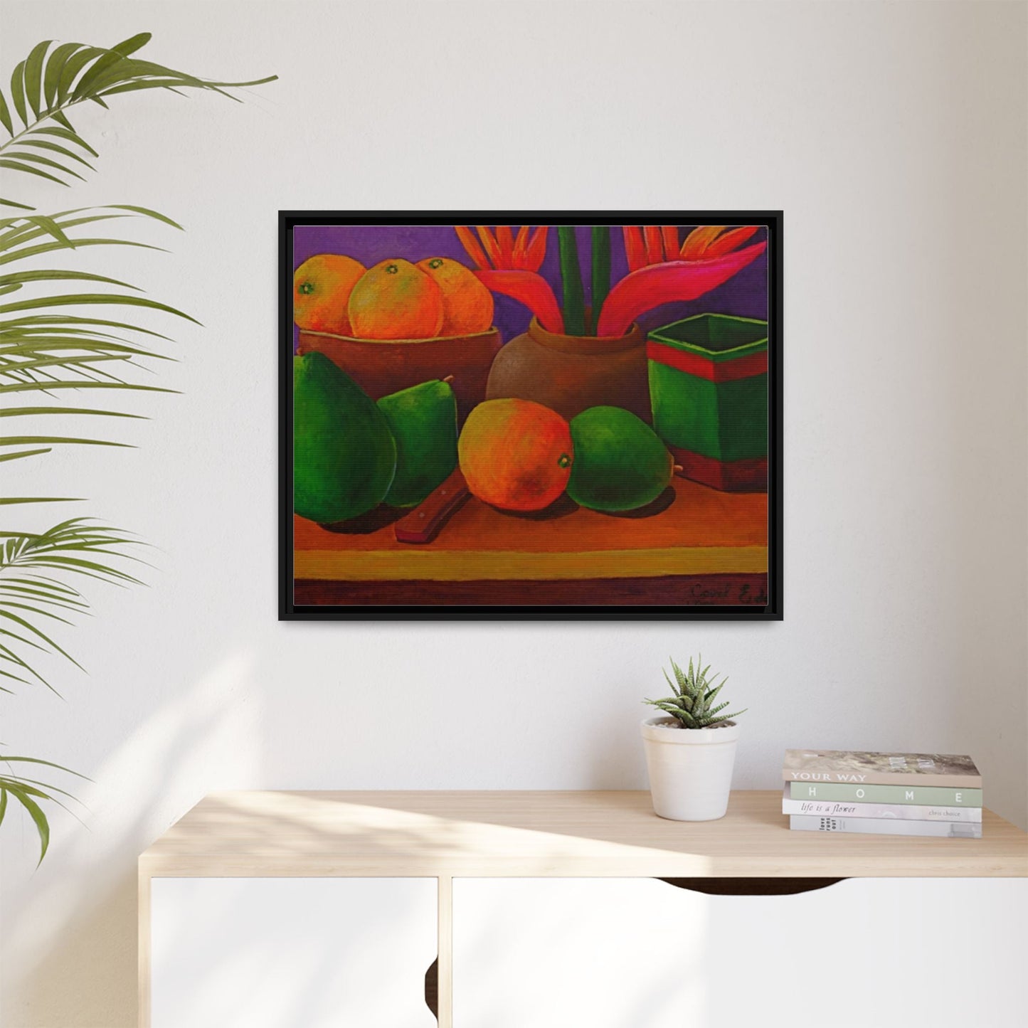 Tropical Fruits Canvas Wrap