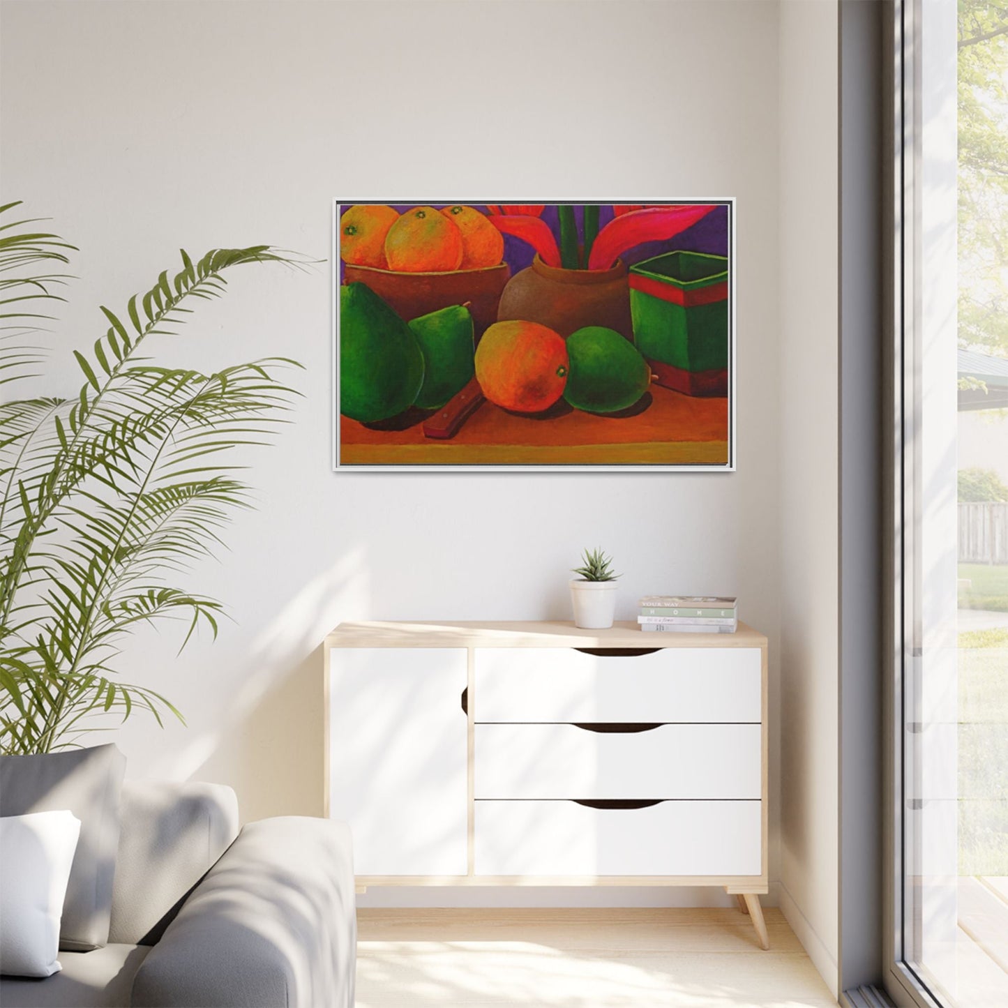 Tropical Fruits Canvas Wrap