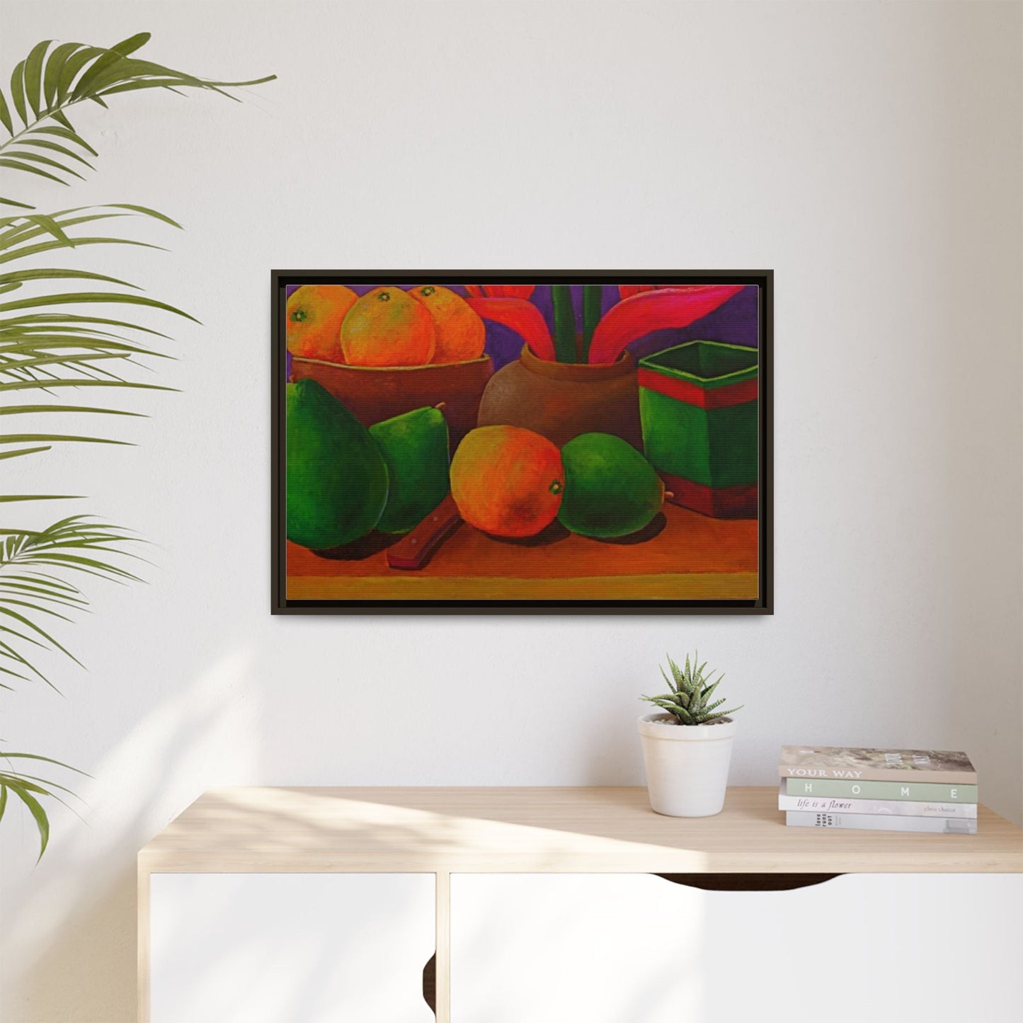 Tropical Fruits Canvas Wrap