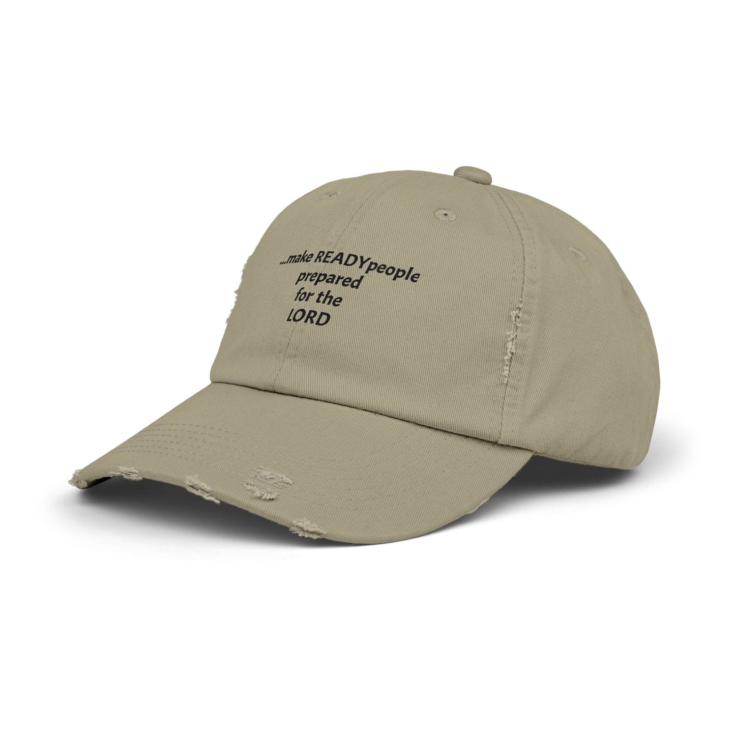 Distressed Cap READY FOR THE LORD