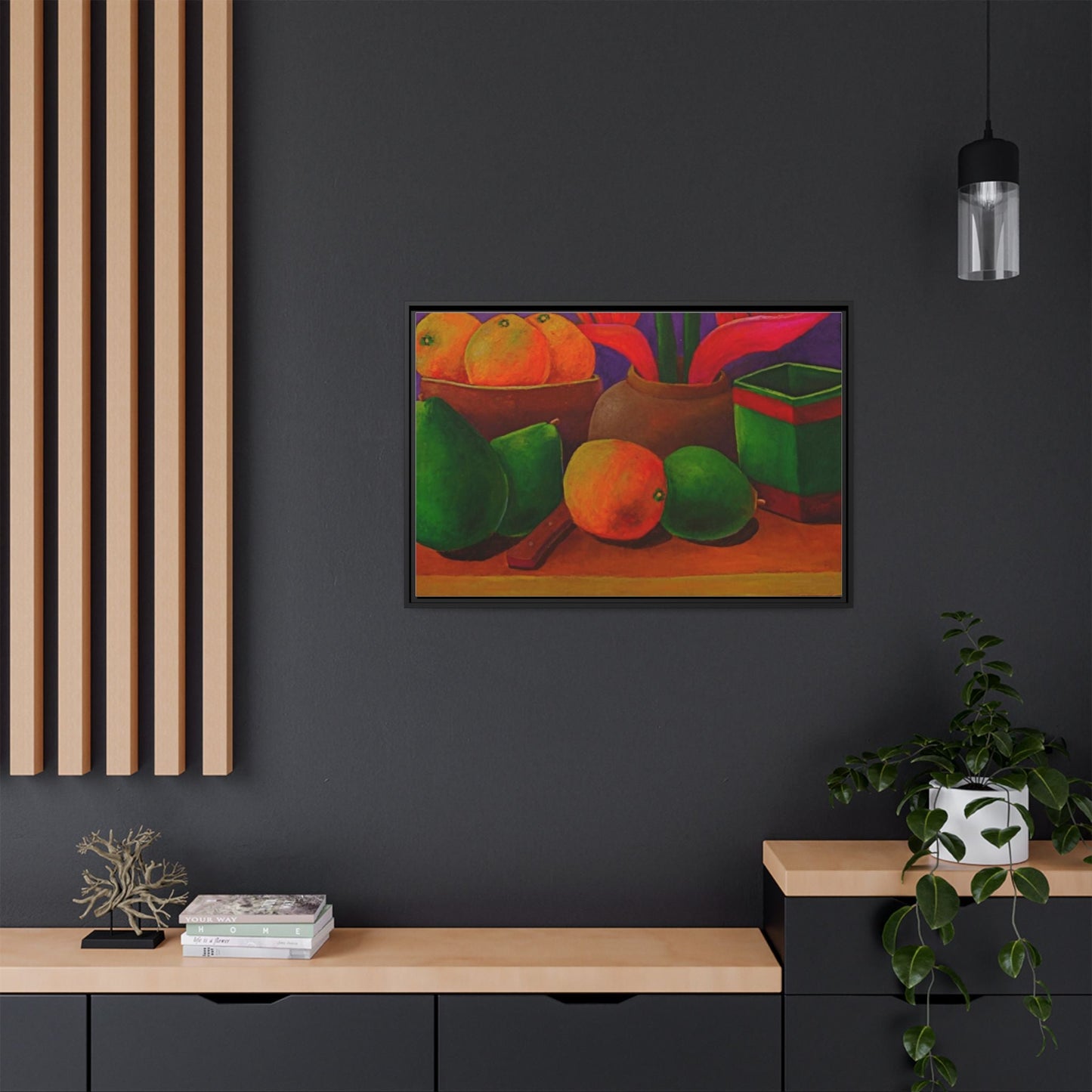 Tropical Fruits Canvas Wrap