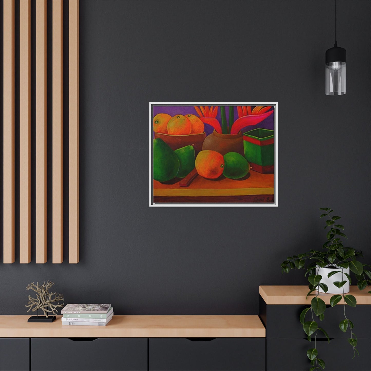 Tropical Fruits Canvas Wrap