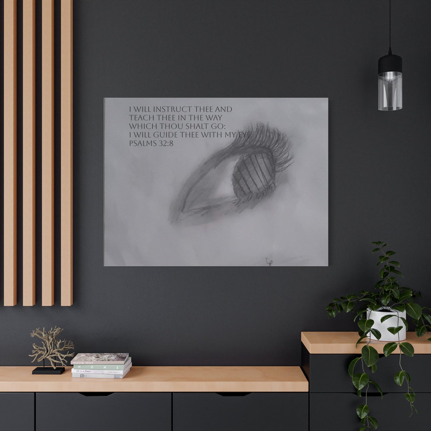 Canvas Print - God Words Matte Canvas