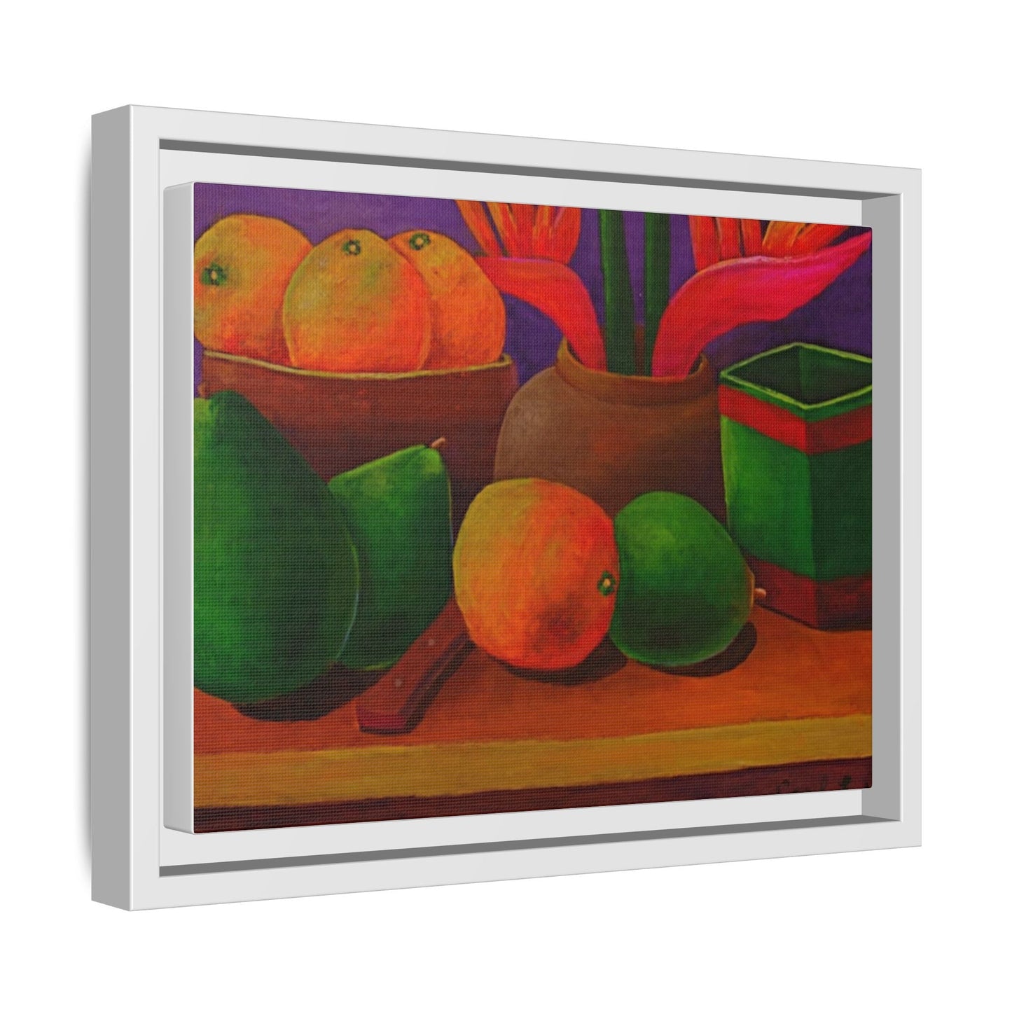 Tropical Fruits Canvas Wrap