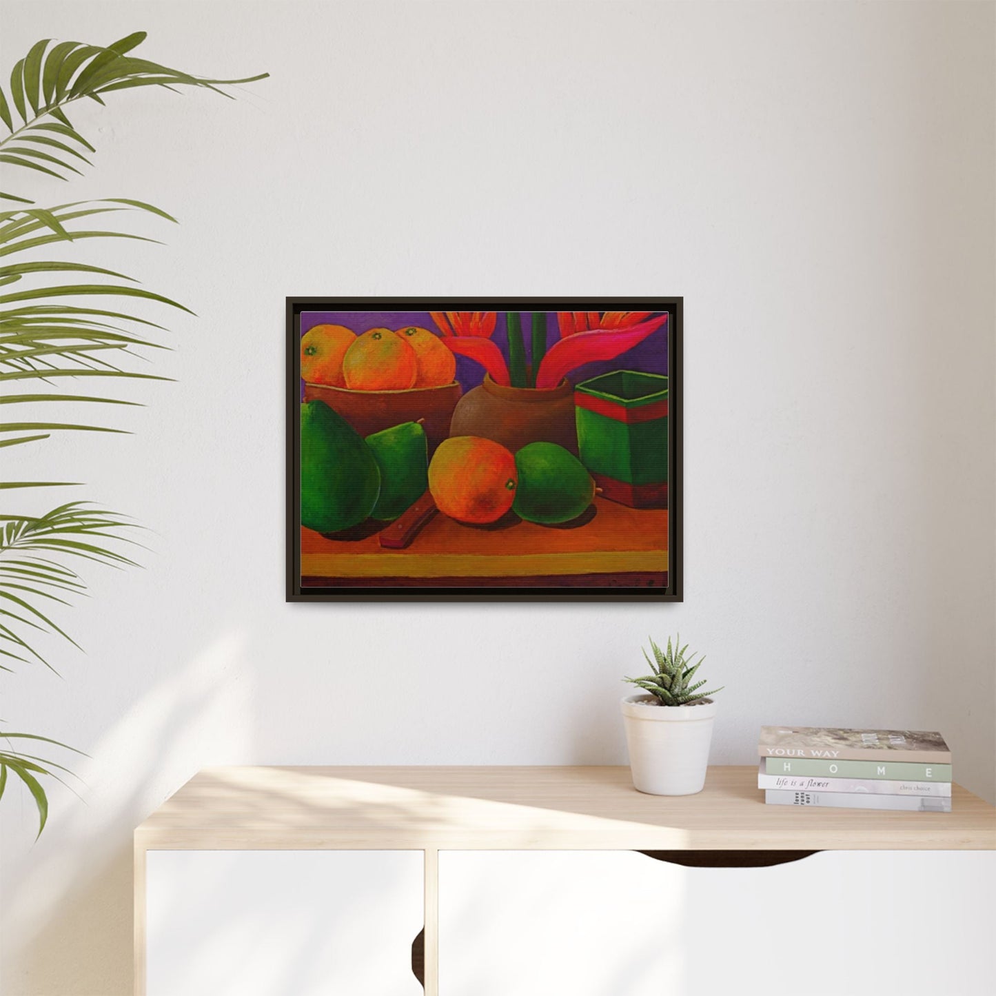 Tropical Fruits Canvas Wrap