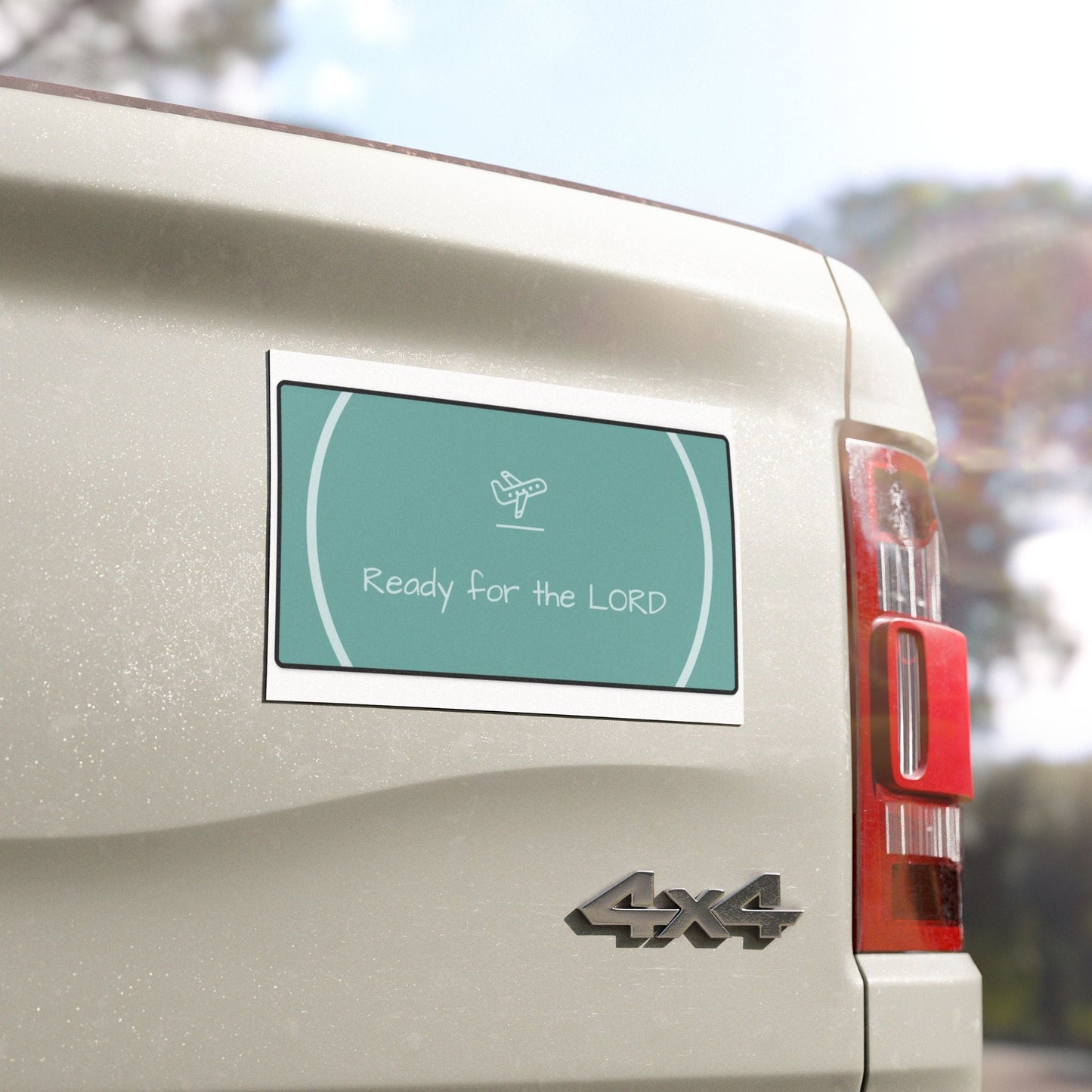 Religious Car Magnets - READY FOR THE LORD Design