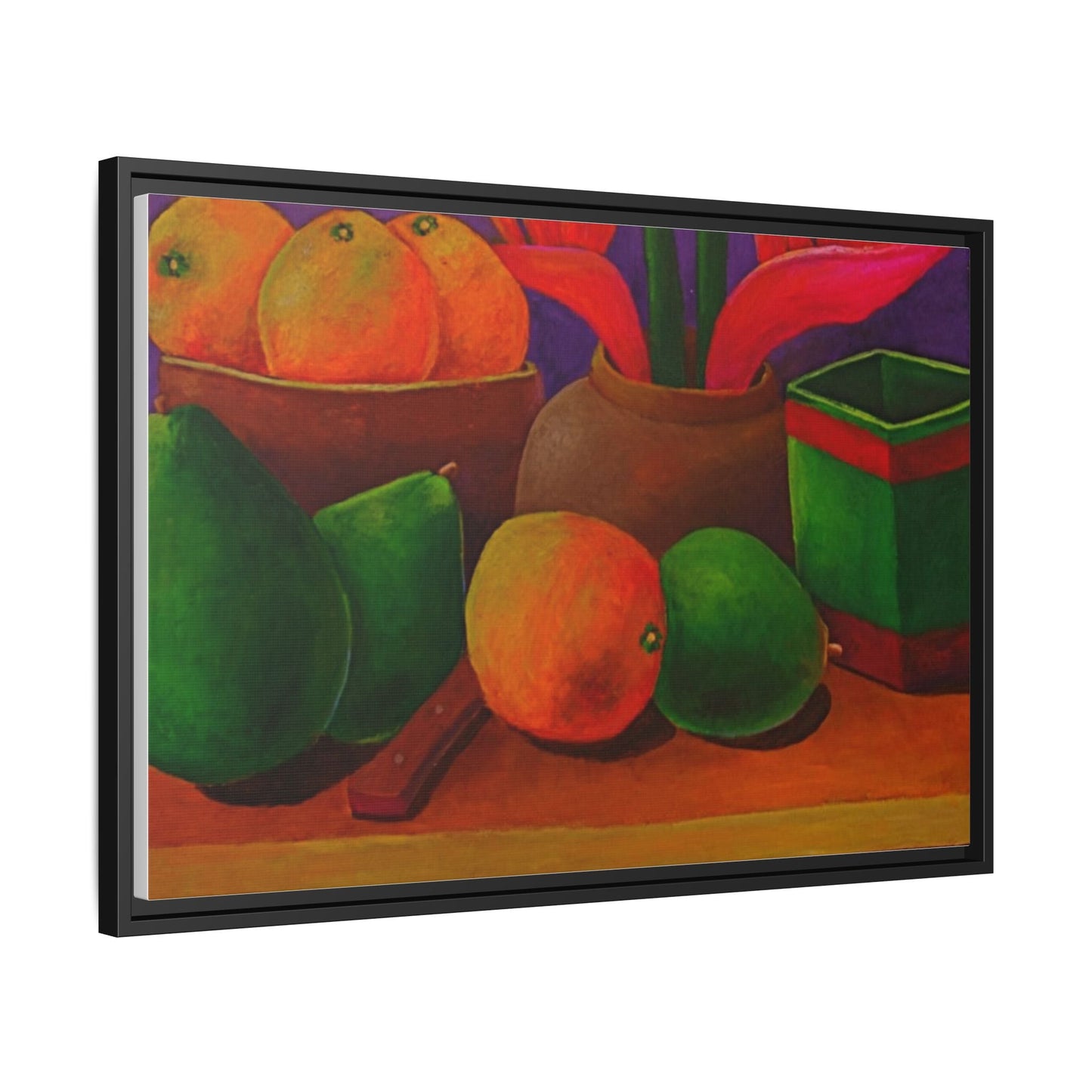 Tropical Fruits Canvas Wrap