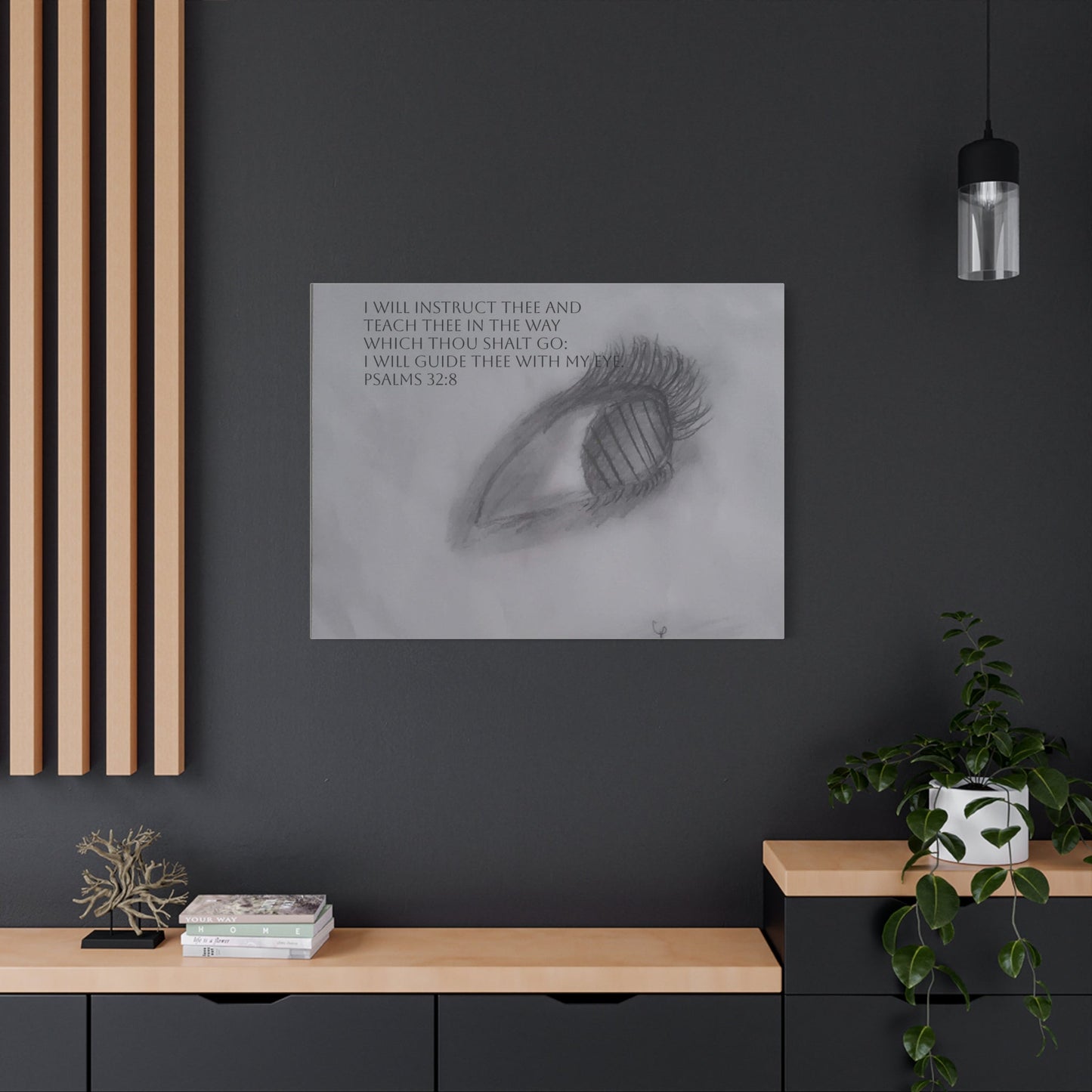 Canvas Print - God Words Matte Canvas