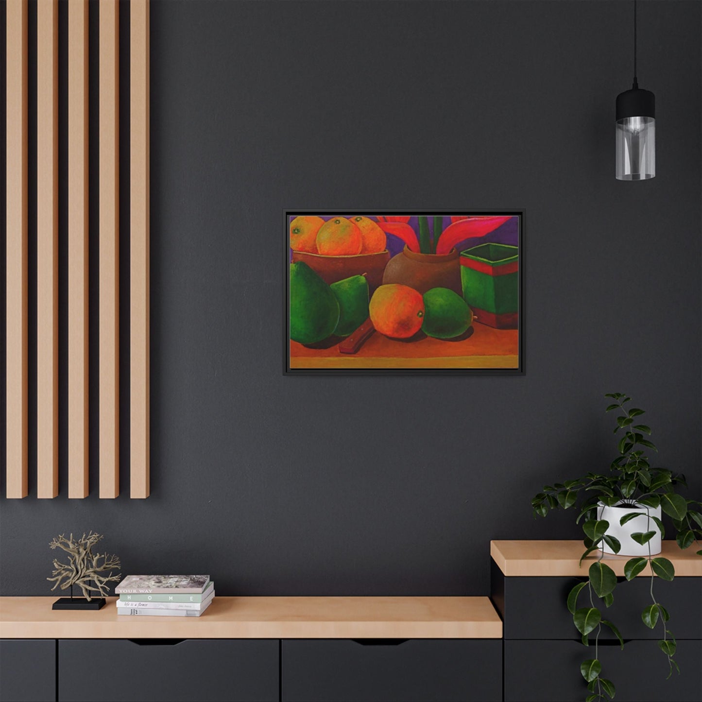 Tropical Fruits Canvas Wrap