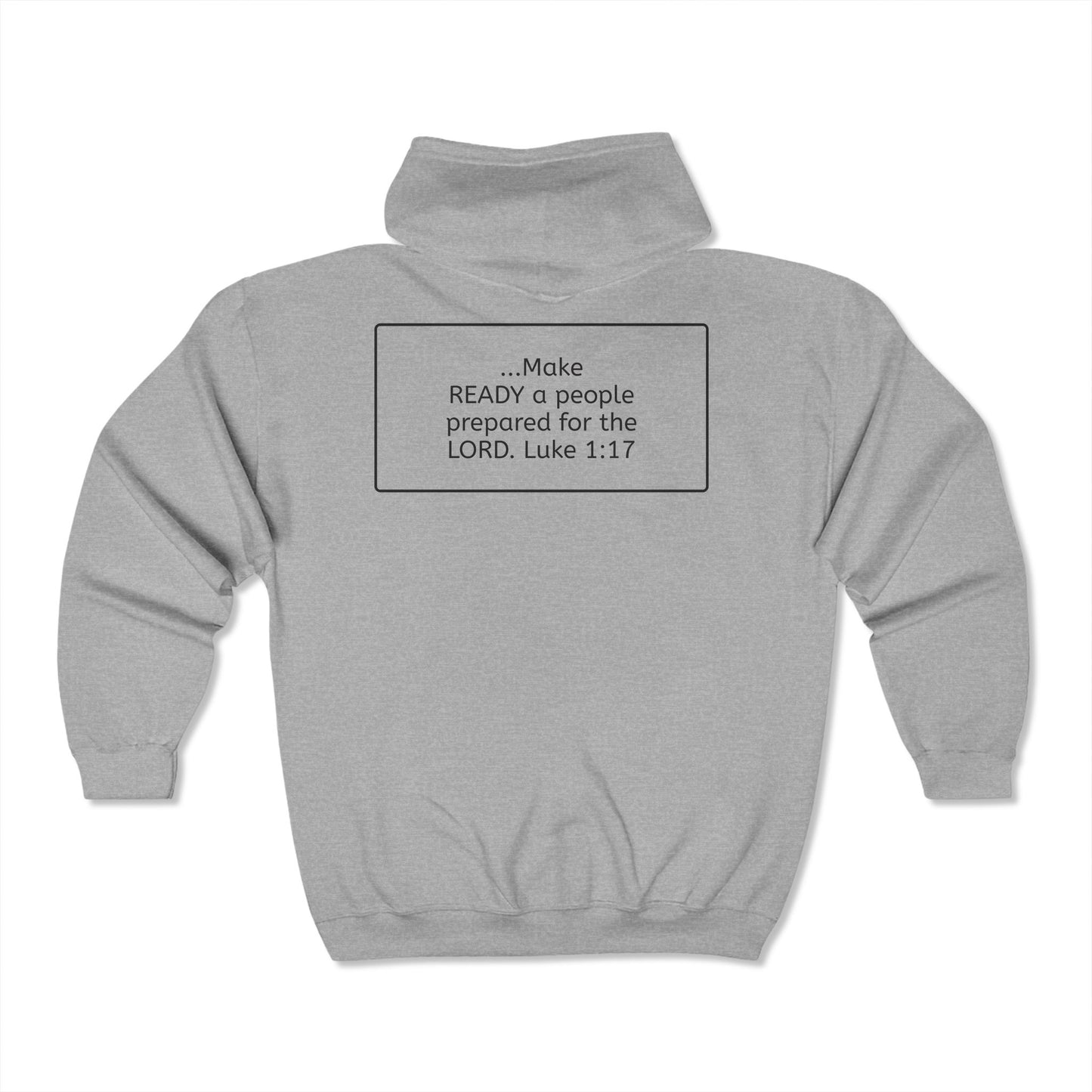 Religious Christian Unisex Hooded Sweatshirt - READY FOR THE LORD Design