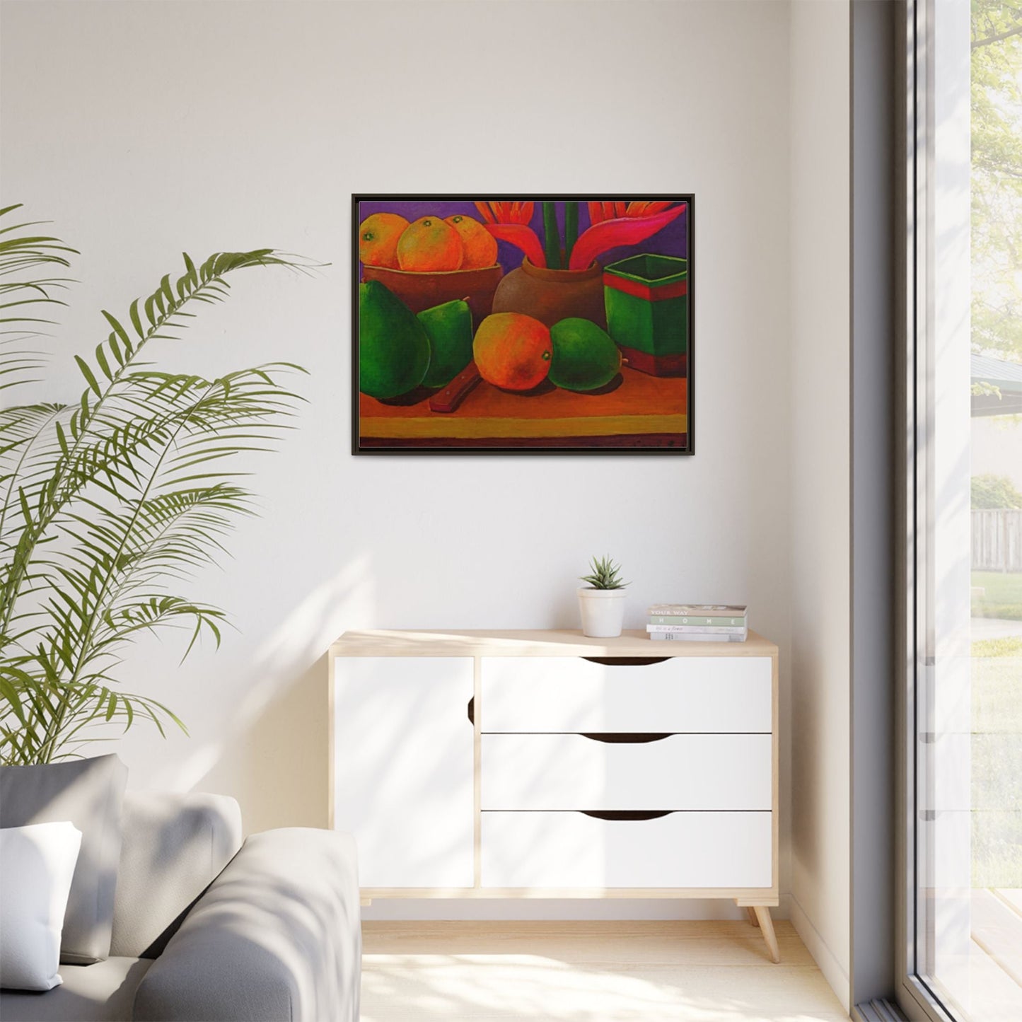 Tropical Fruits Canvas Wrap