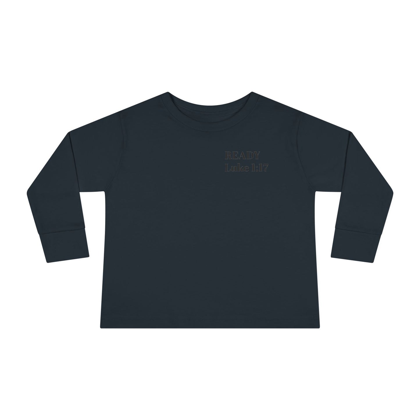 Religious Toddler Long Sleeve Tee - READY FOR THE LORD