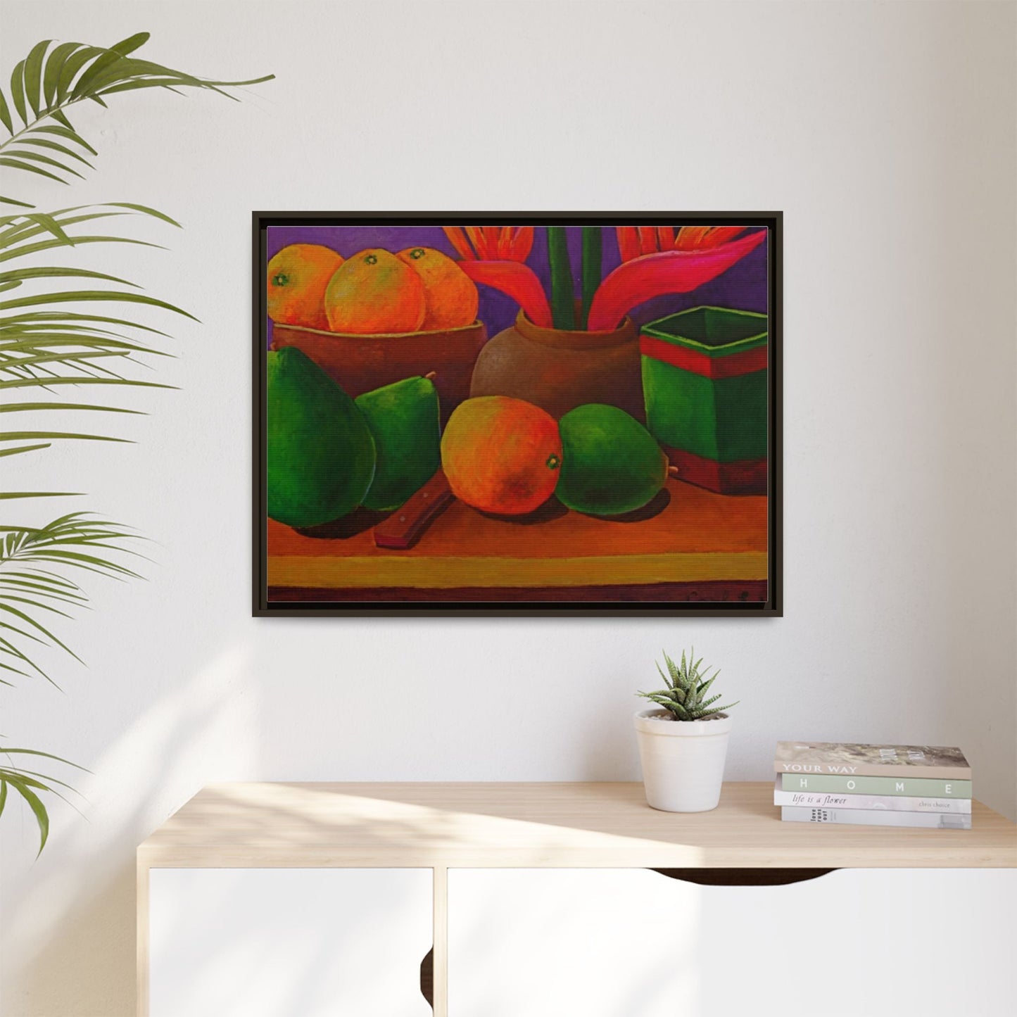 Tropical Fruits Canvas Wrap