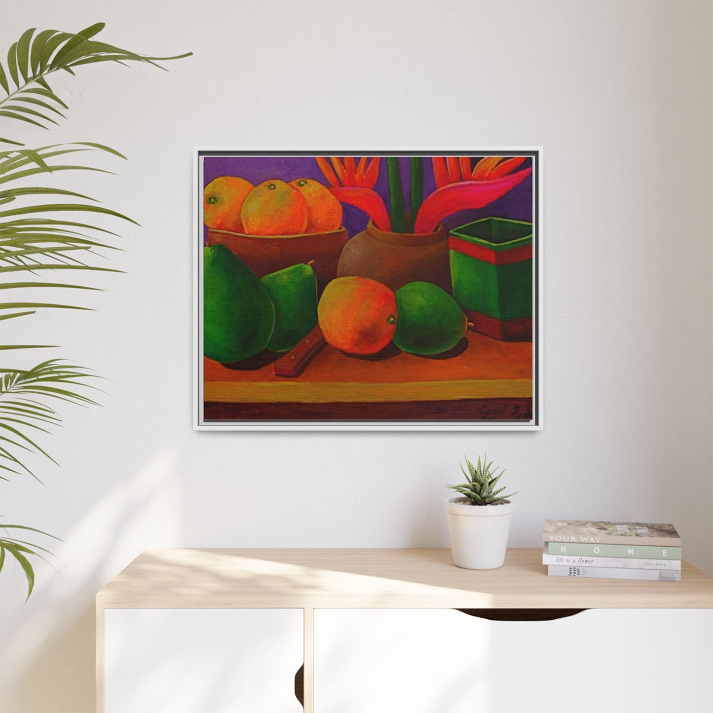 Tropical Fruits Canvas Wrap