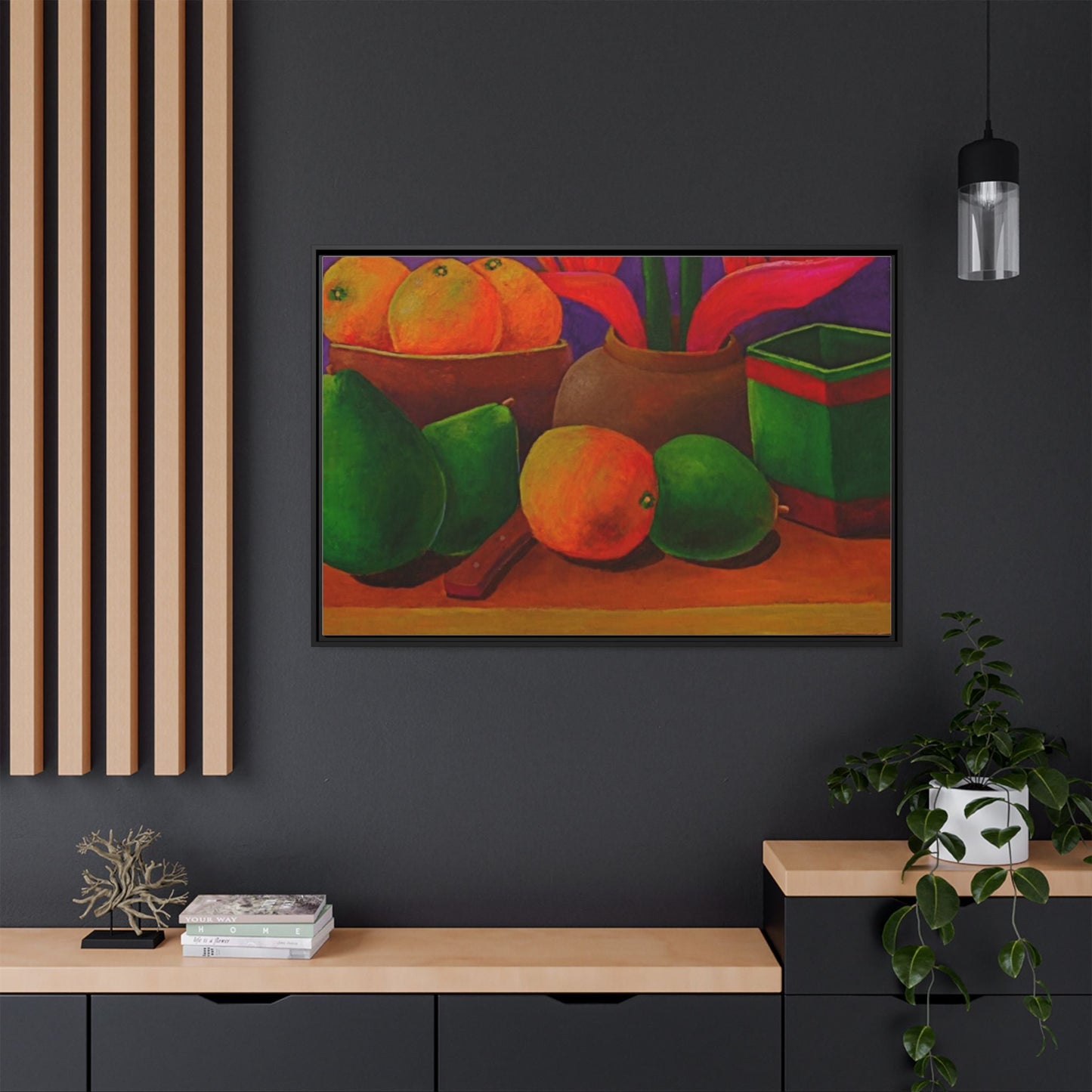 Tropical Fruits Canvas Wrap