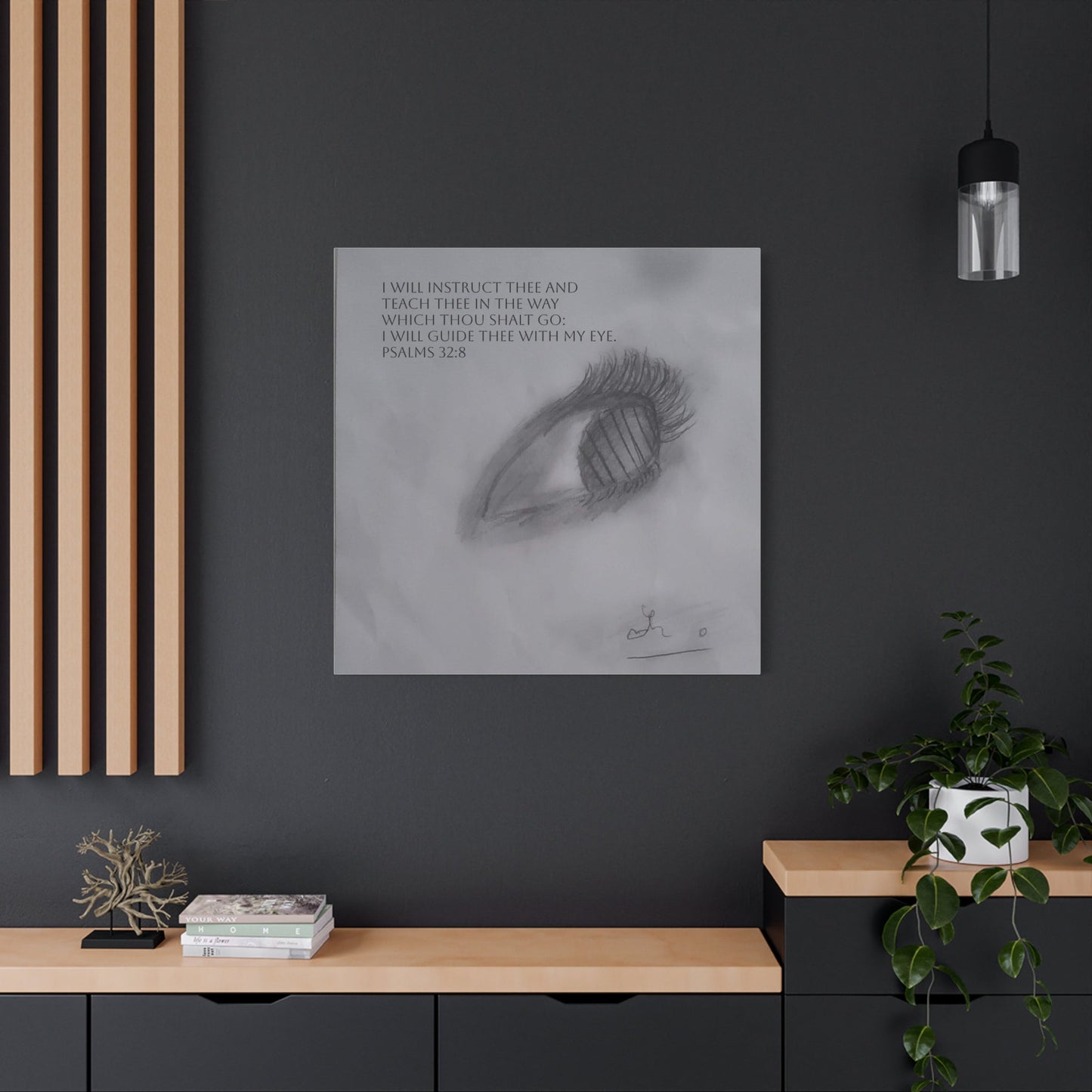 Canvas Print - God Words Matte Canvas