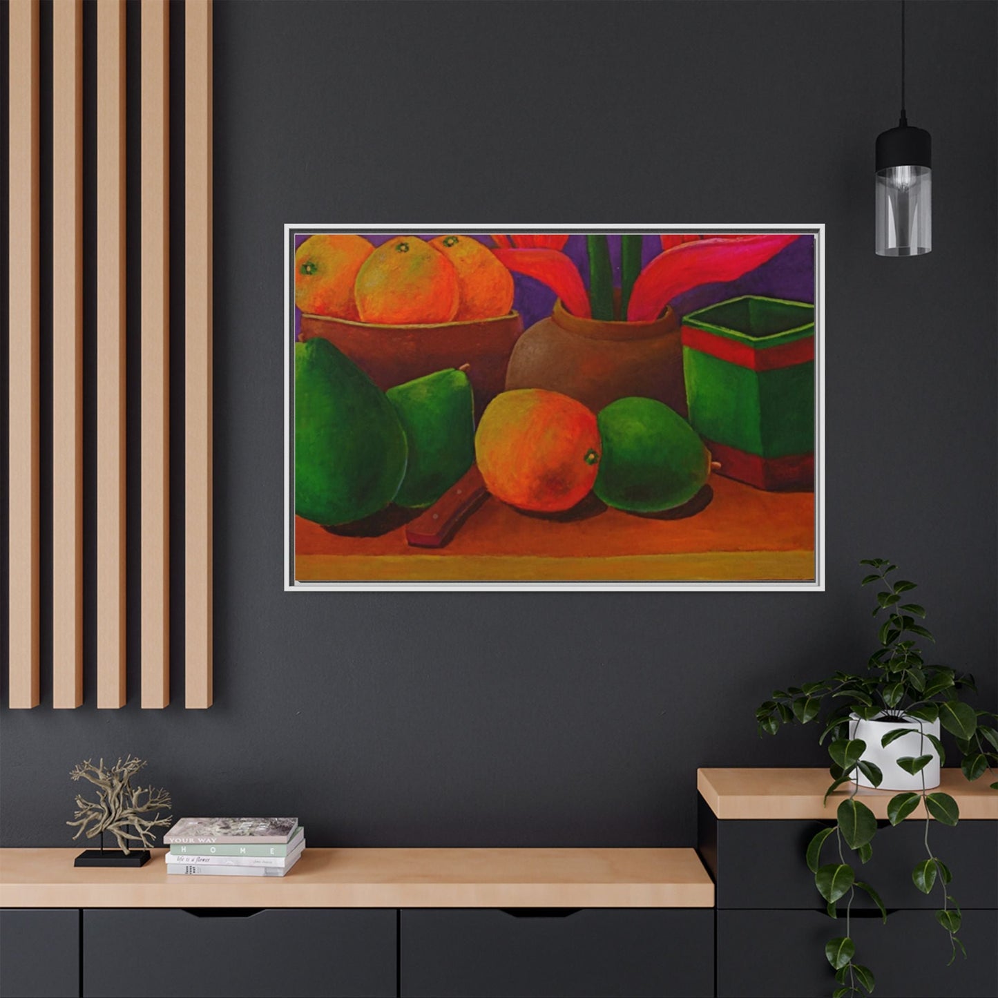 Tropical Fruits Canvas Wrap