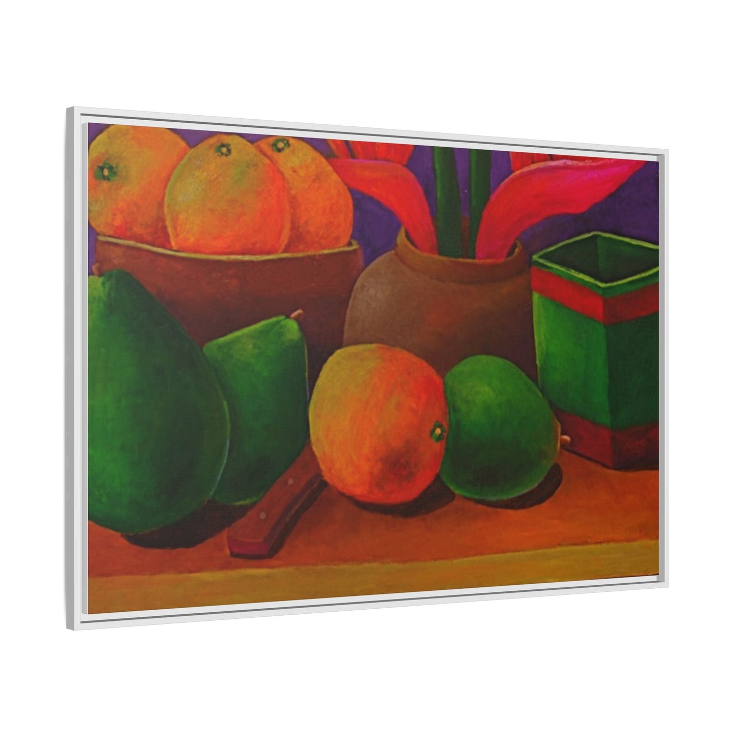 Tropical Fruits Canvas Wrap