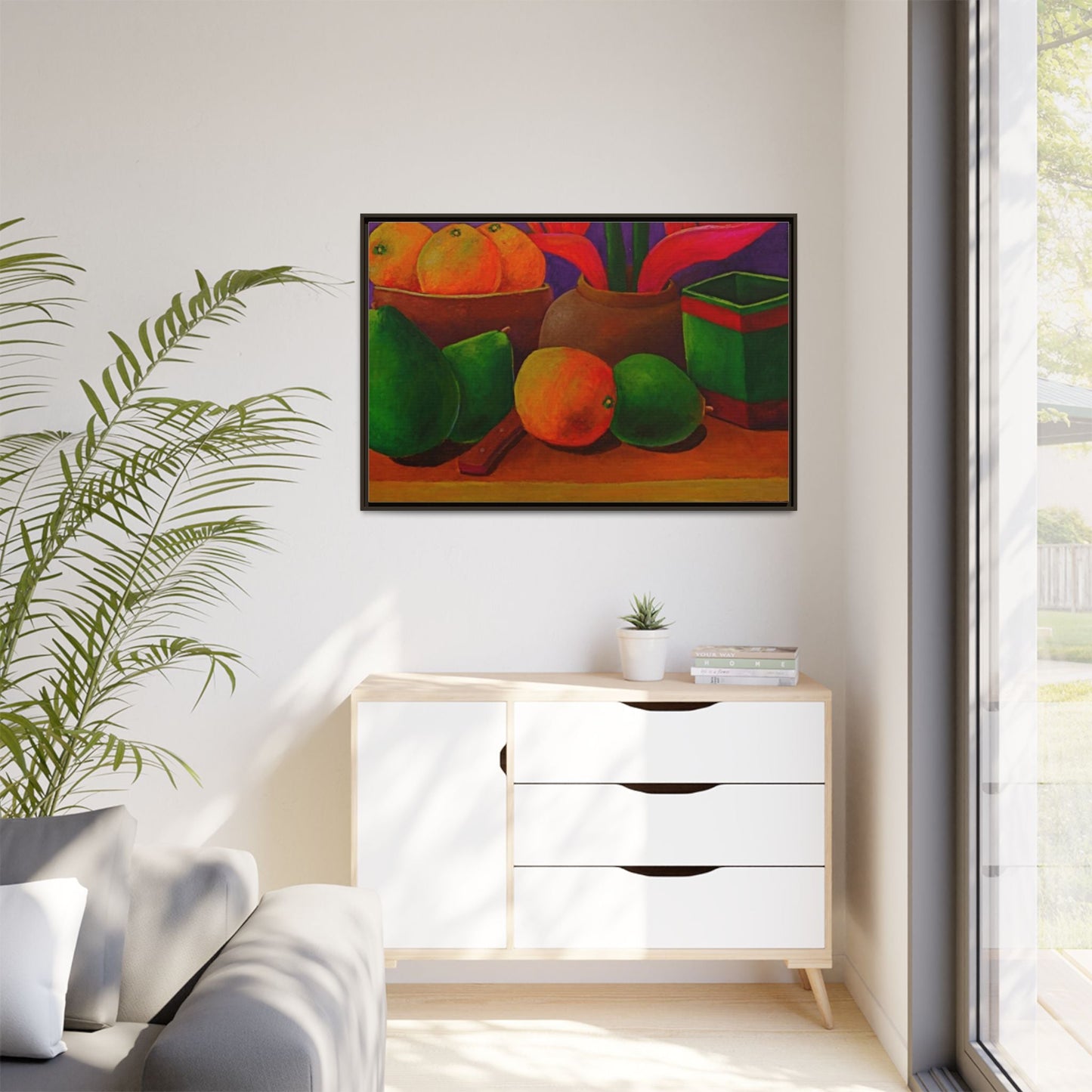 Tropical Fruits Canvas Wrap