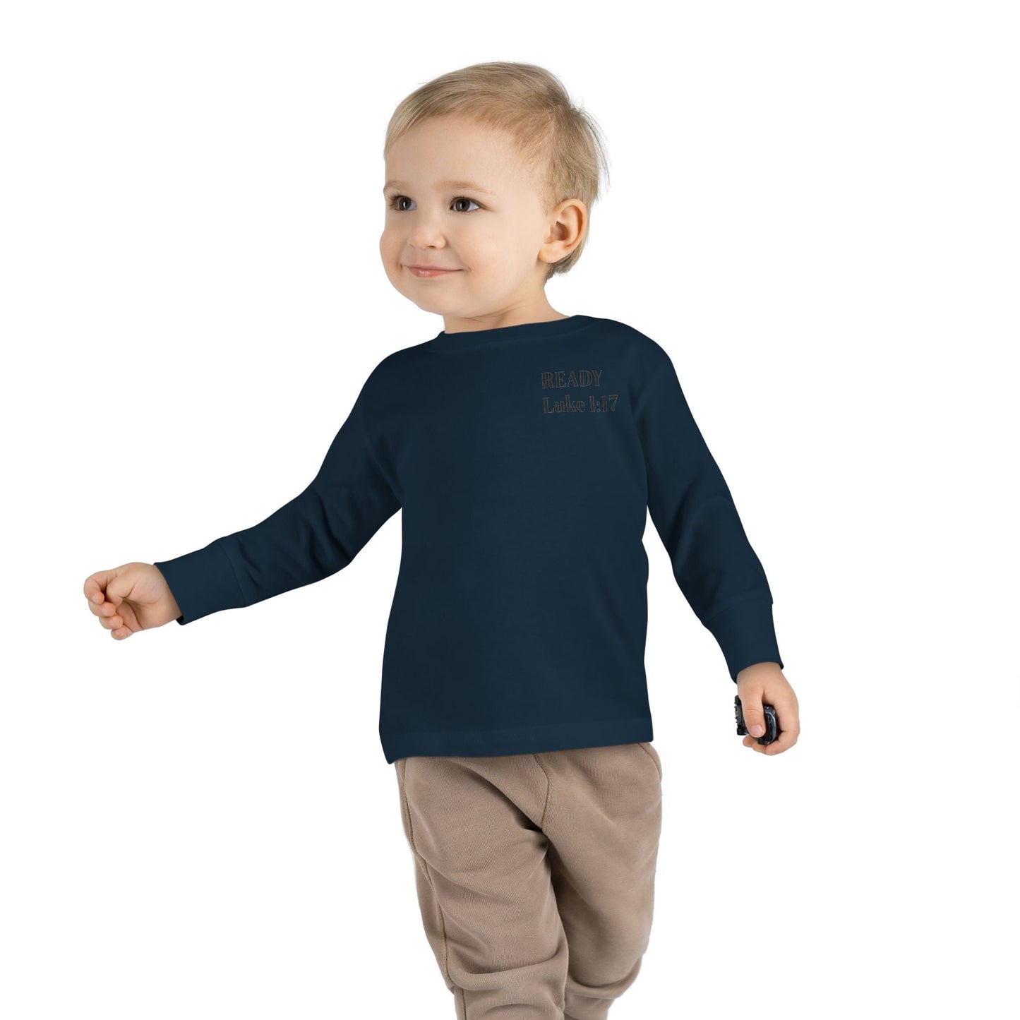 Religious Toddler Long Sleeve Tee - READY FOR THE LORD