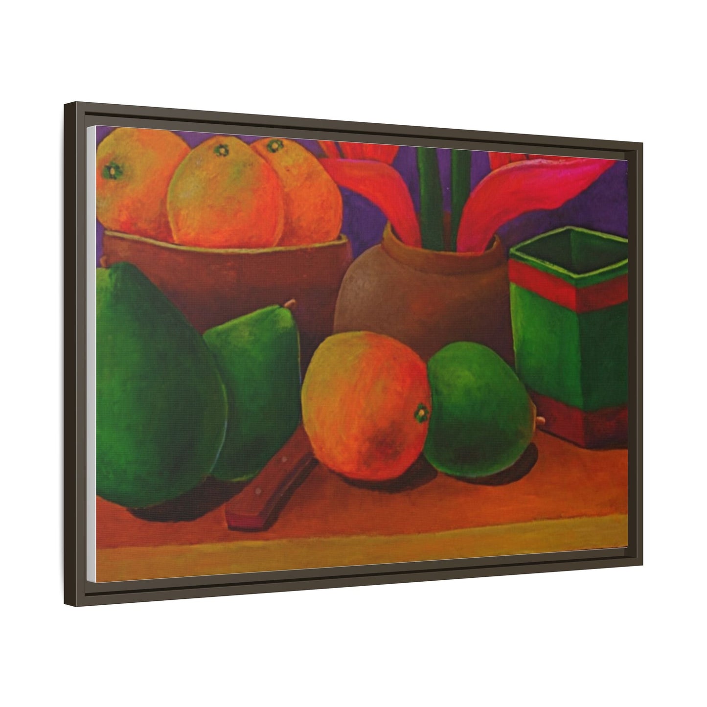 Tropical Fruits Canvas Wrap