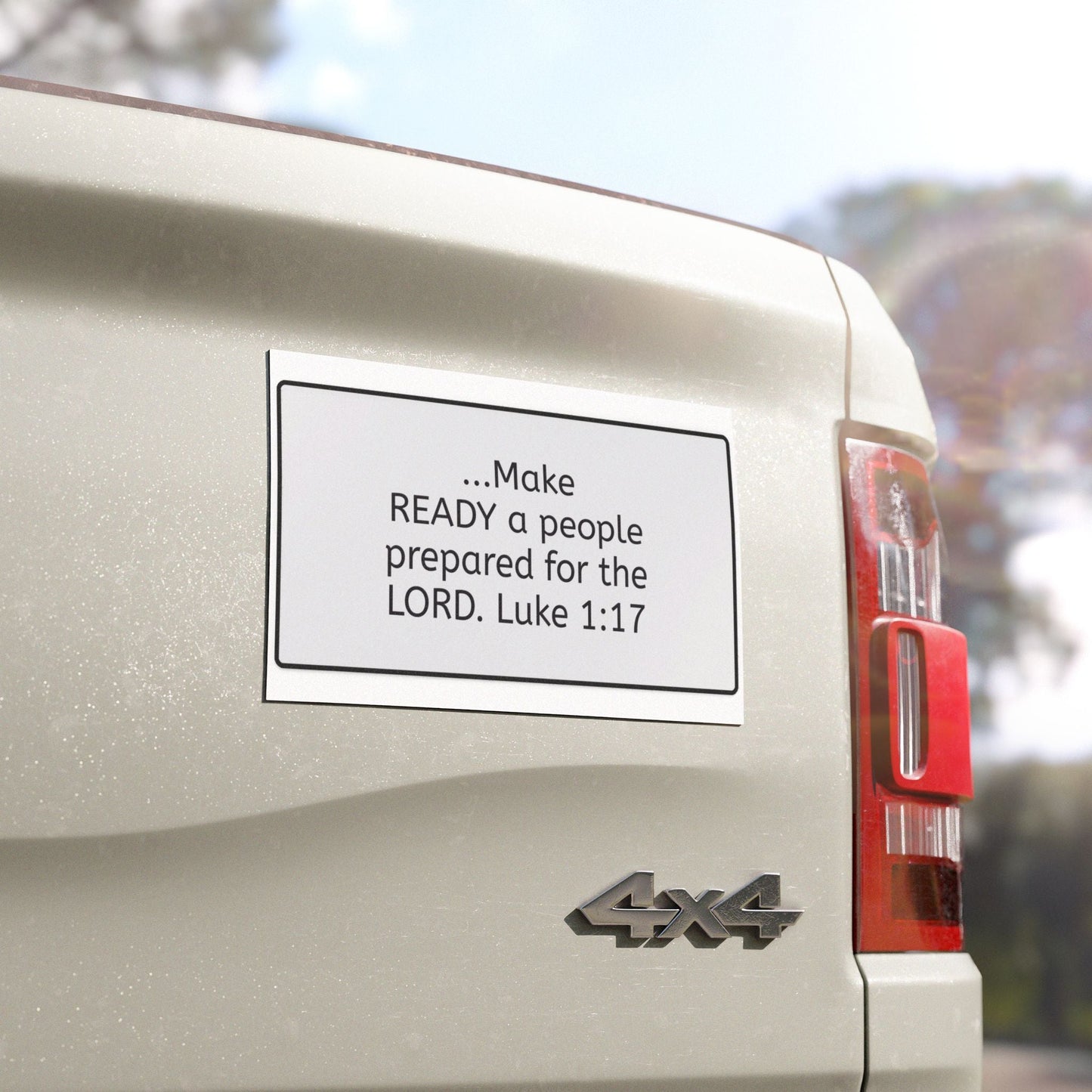 Religious Car Magnets - READY FOR THE LORD Design