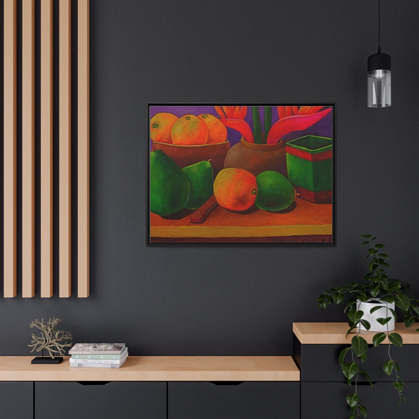 Tropical Fruits Canvas Wrap