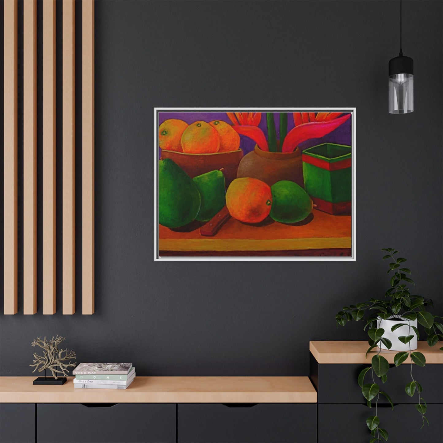 Tropical Fruits Canvas Wrap