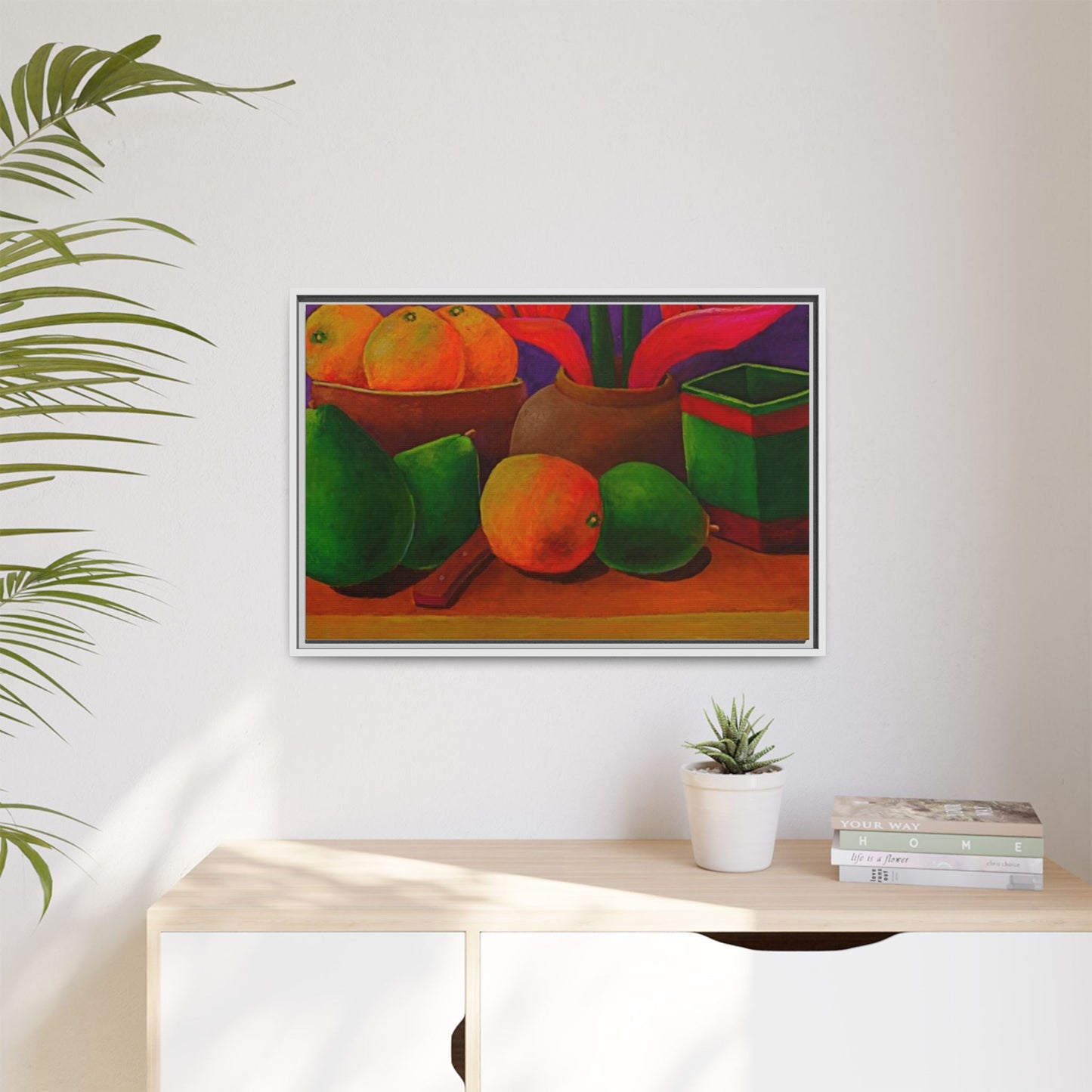 Tropical Fruits Canvas Wrap